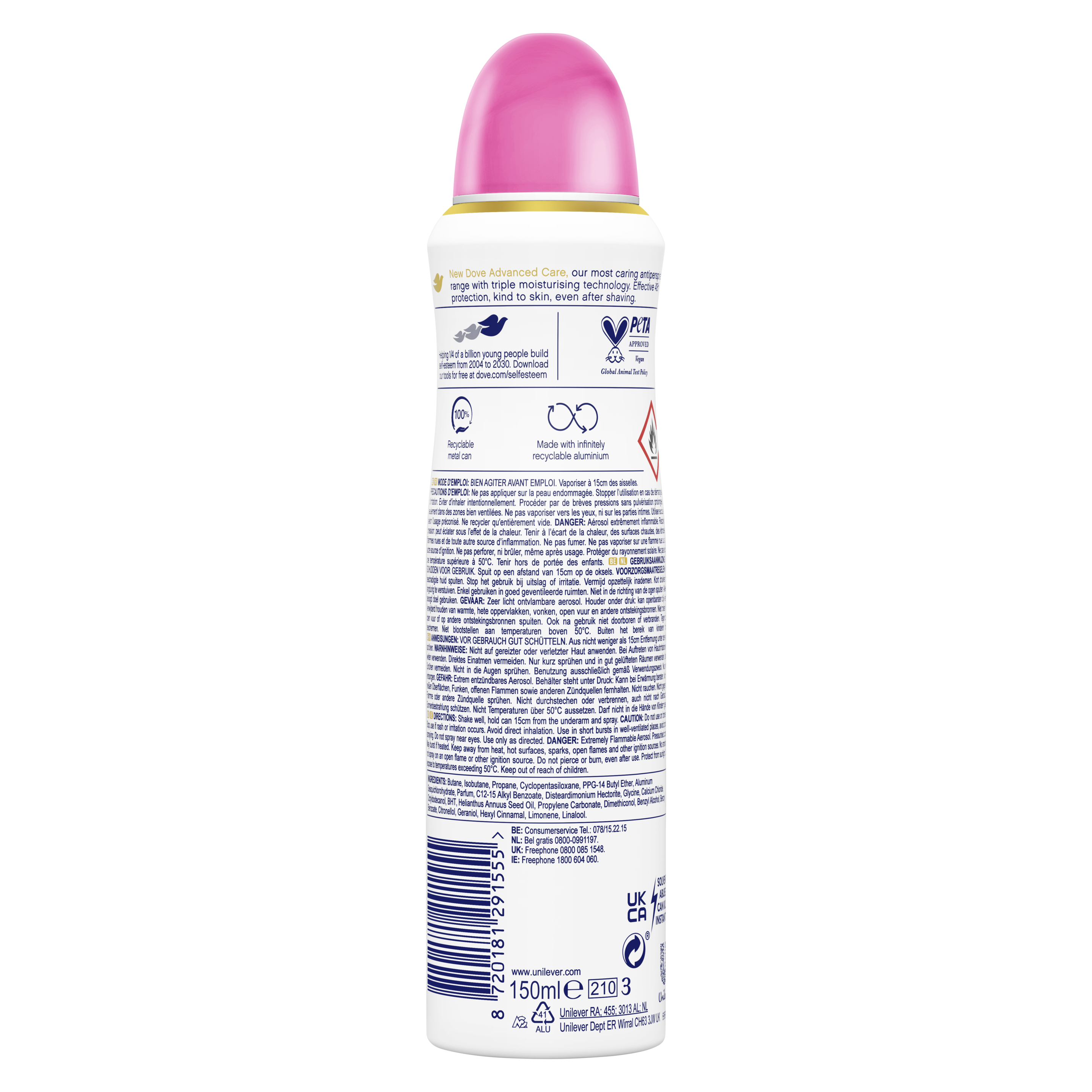 Invisible Care Antiperspirant Deodorant Spray Dove Dove