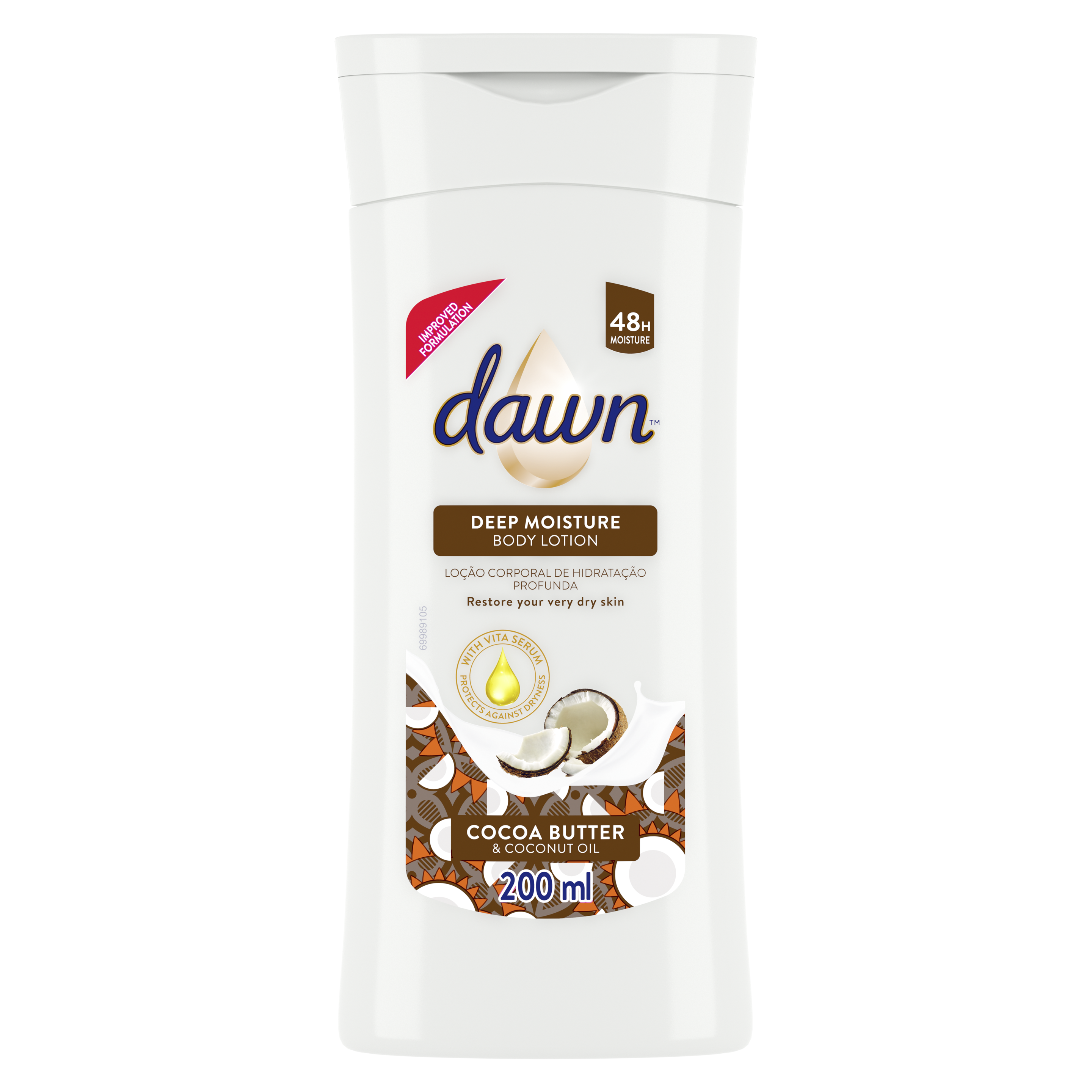 Dawn Cocoa Butter & Coconut Oil Body Lotion 200ml