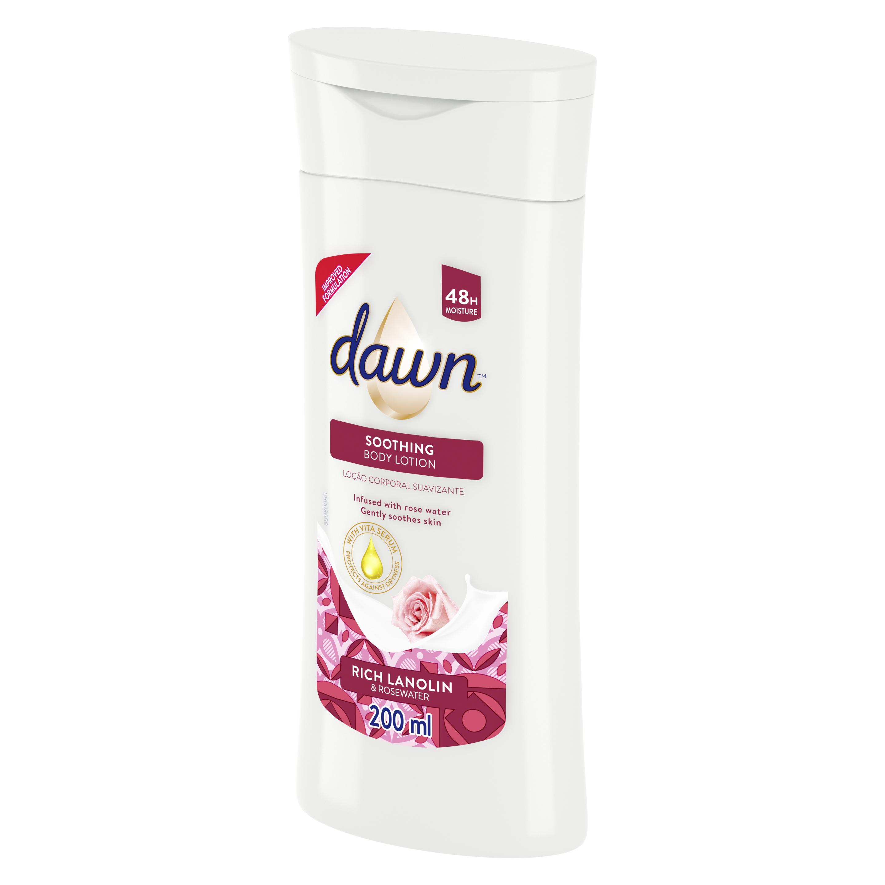 Dawn Rich Lanolin & Rose Water Body Lotion