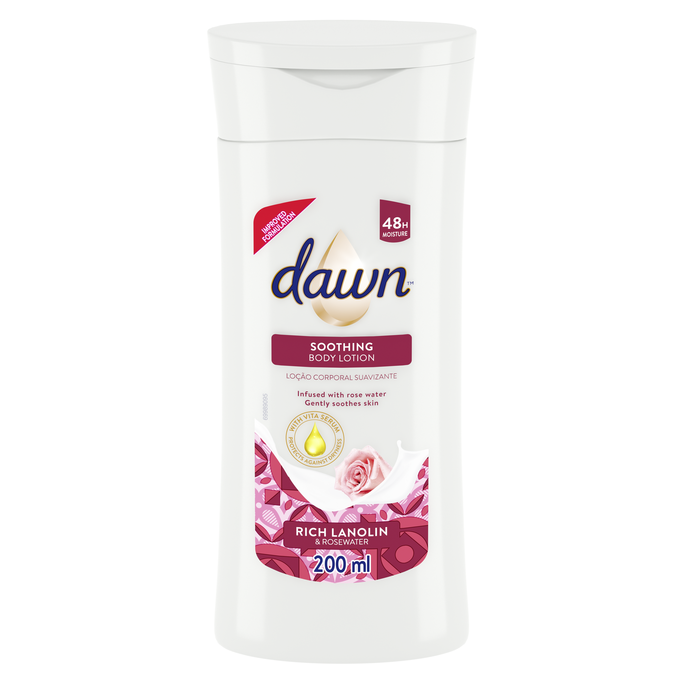 Dawn Rich Lanolin & Rose Water Body Lotion