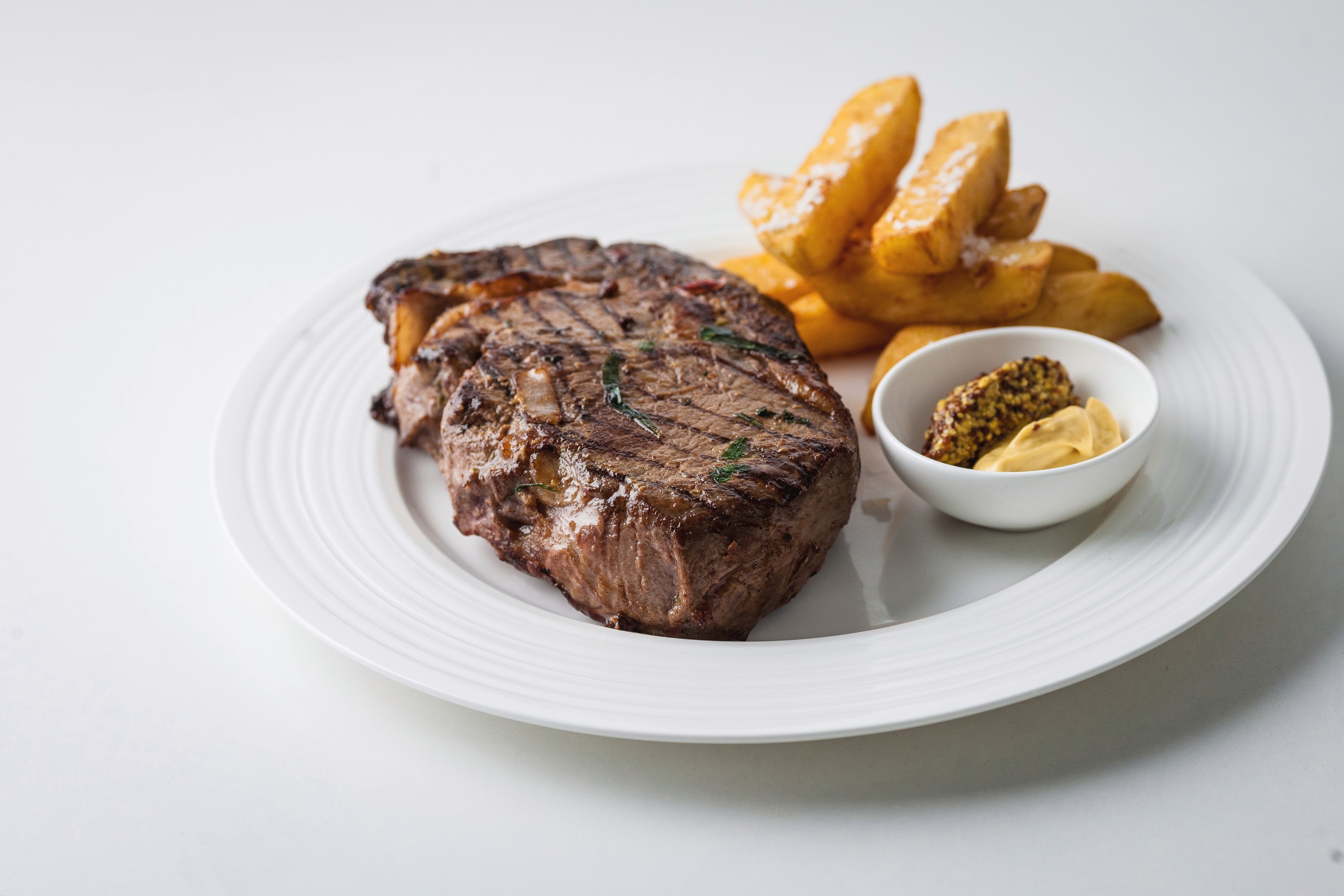Maille Mustard-Infused Rib Eye