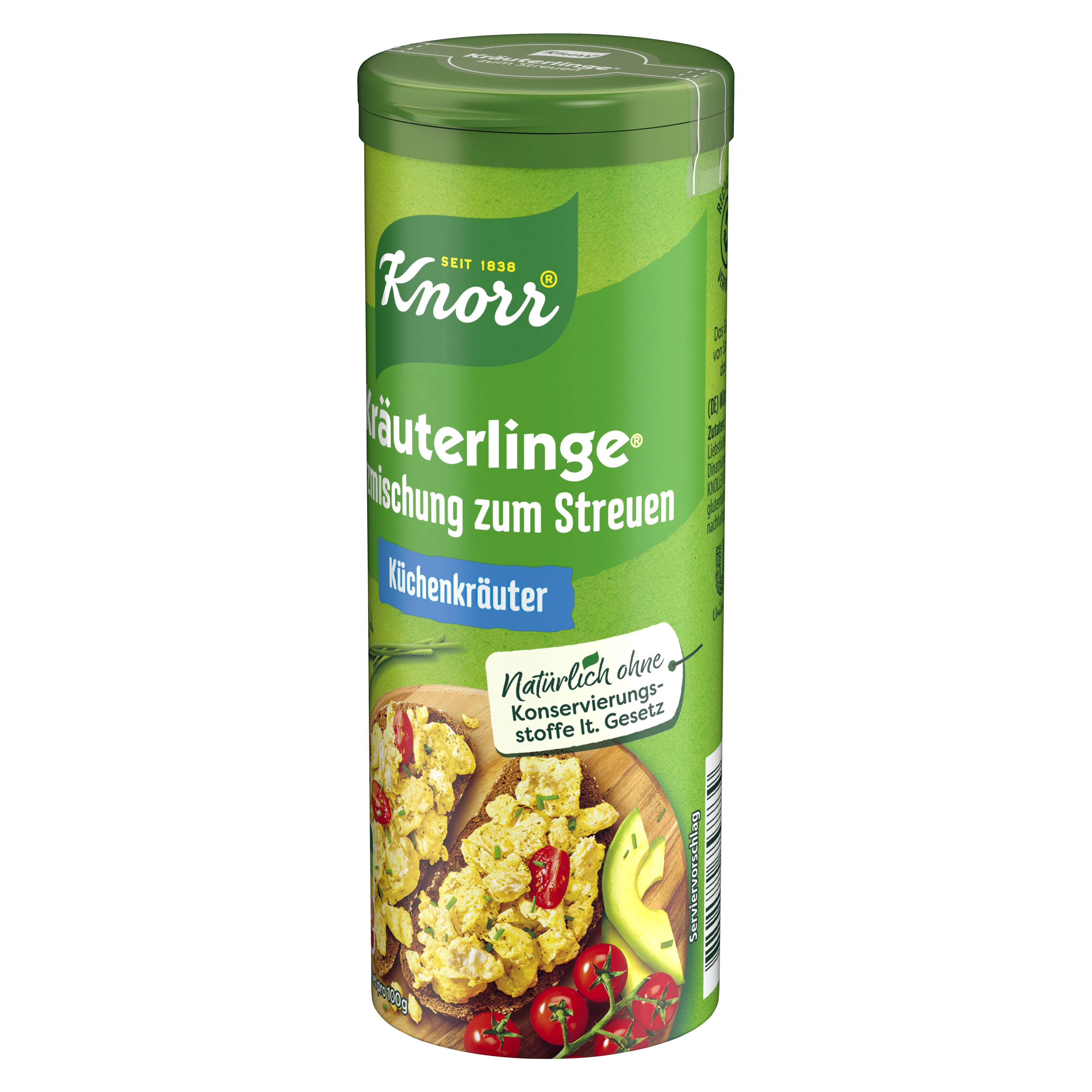 Knorr Kräuterlinge Würzmischung zum Streuen Küchenkräuter 60g