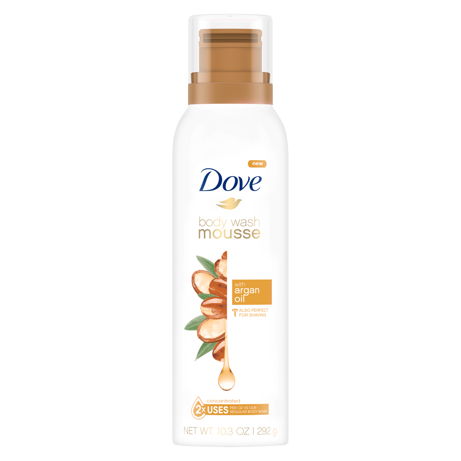 Body Wash Mousse With Argan Oil by Dove