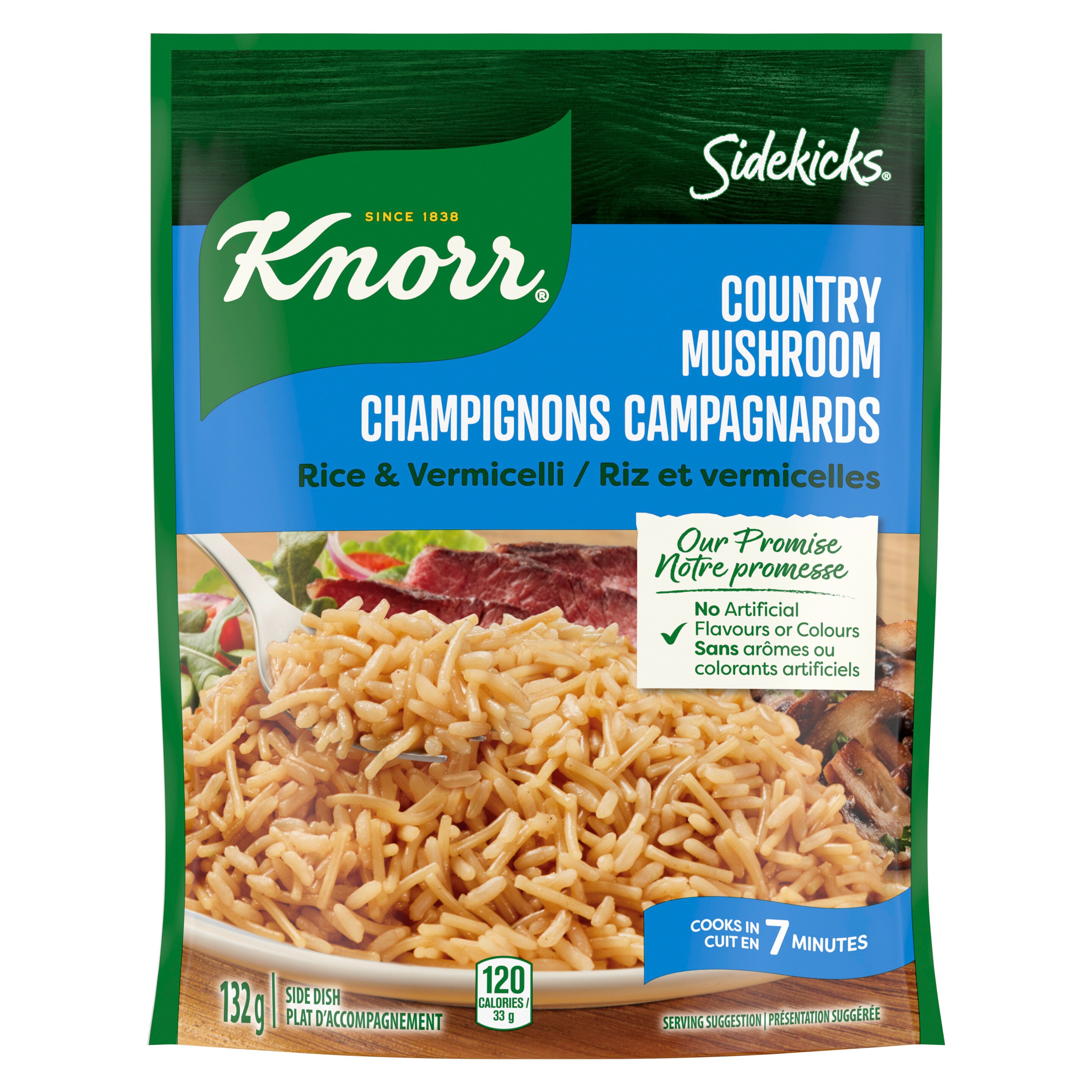 Sidekicks® Country Mushroom Rice Side Dish | Knorr CA
