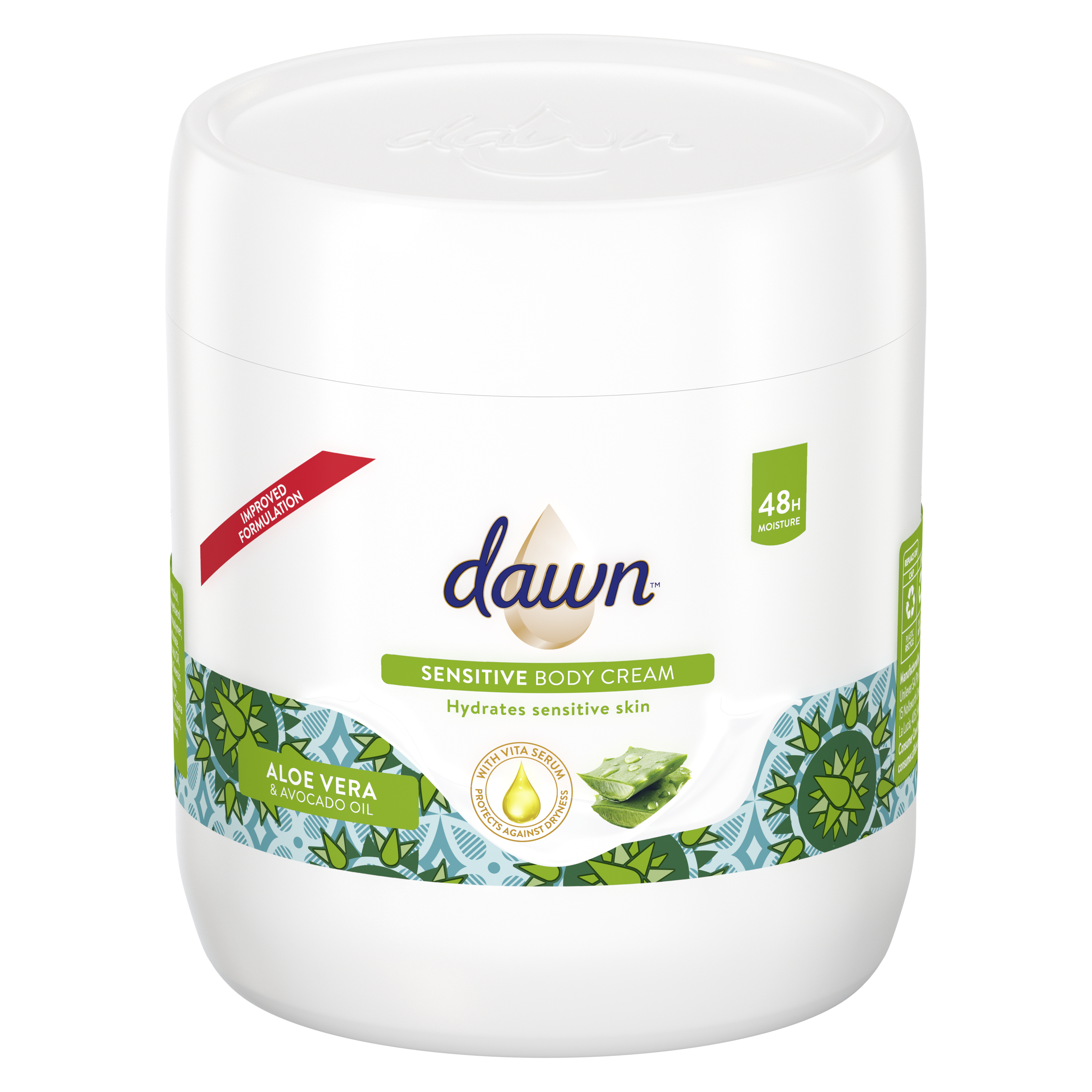 Dawn Aloe Vera & Avocado Oil Body Cream