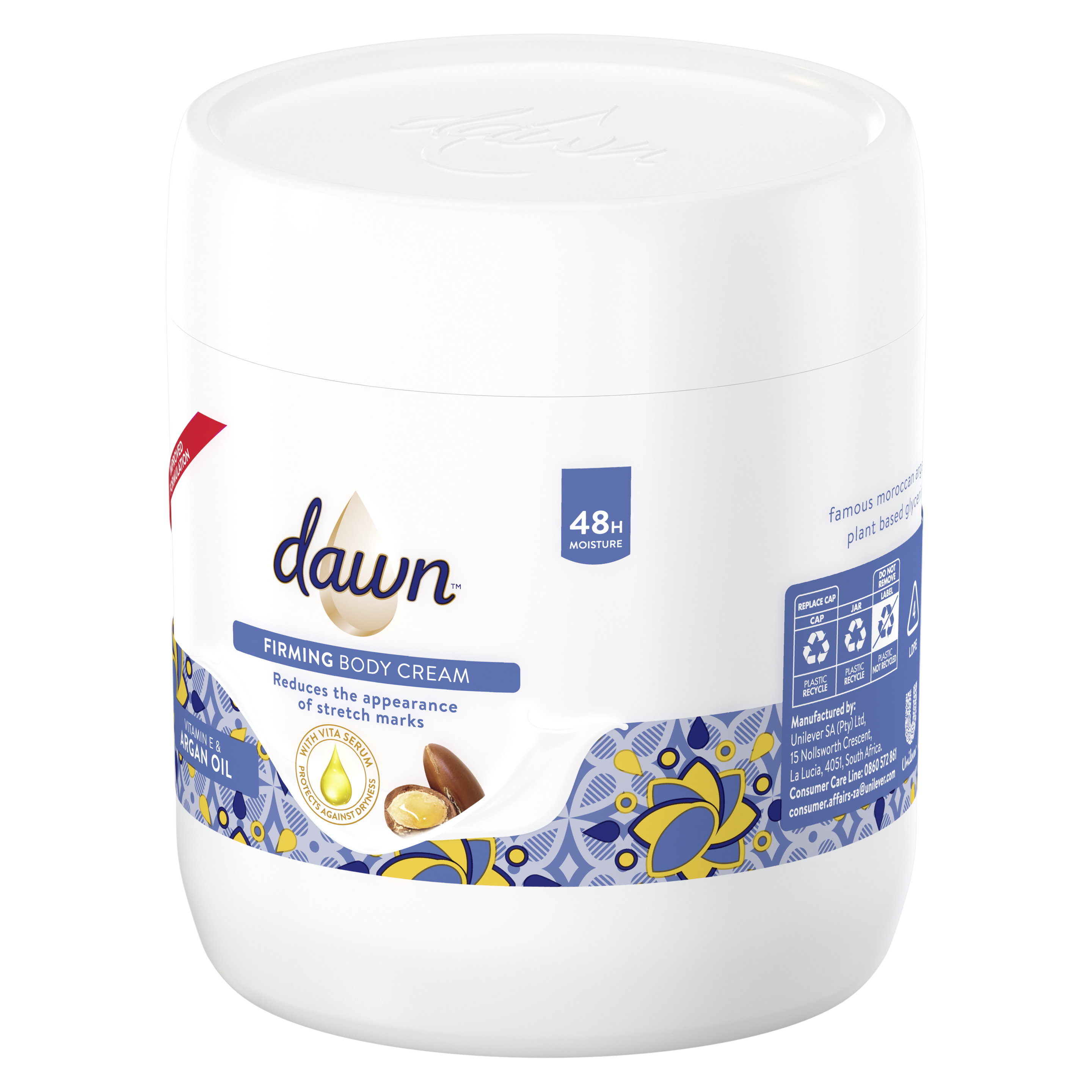 Dawn Vitamin E & Argan Oil Body Cream