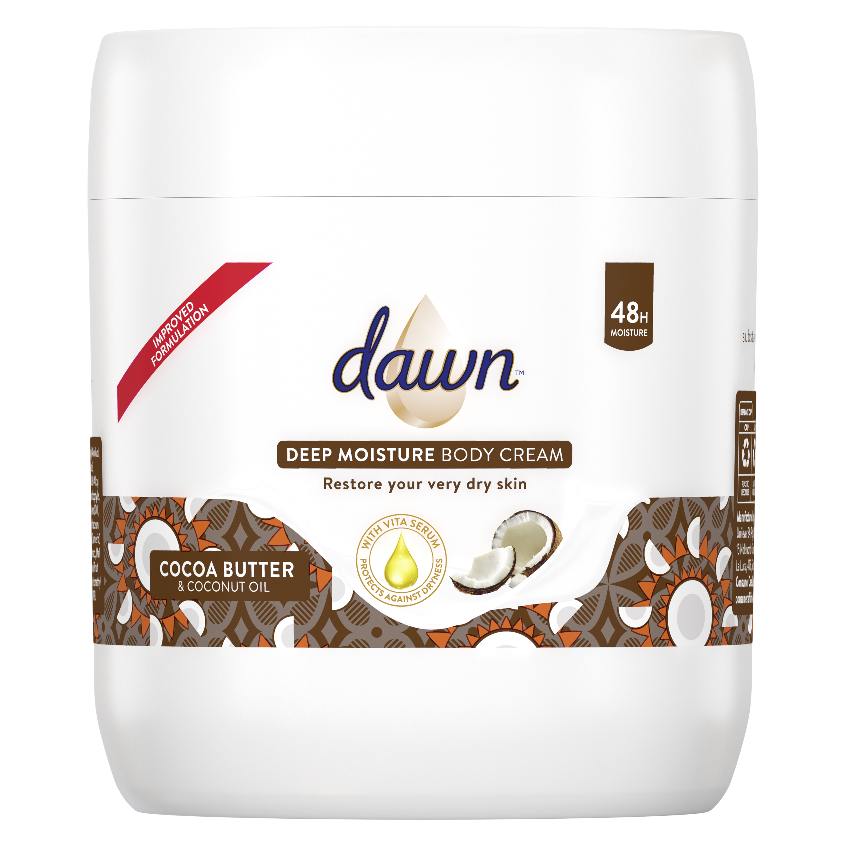 Dawn Cocoa Butter & Coconut Oil Body Cream 400ml