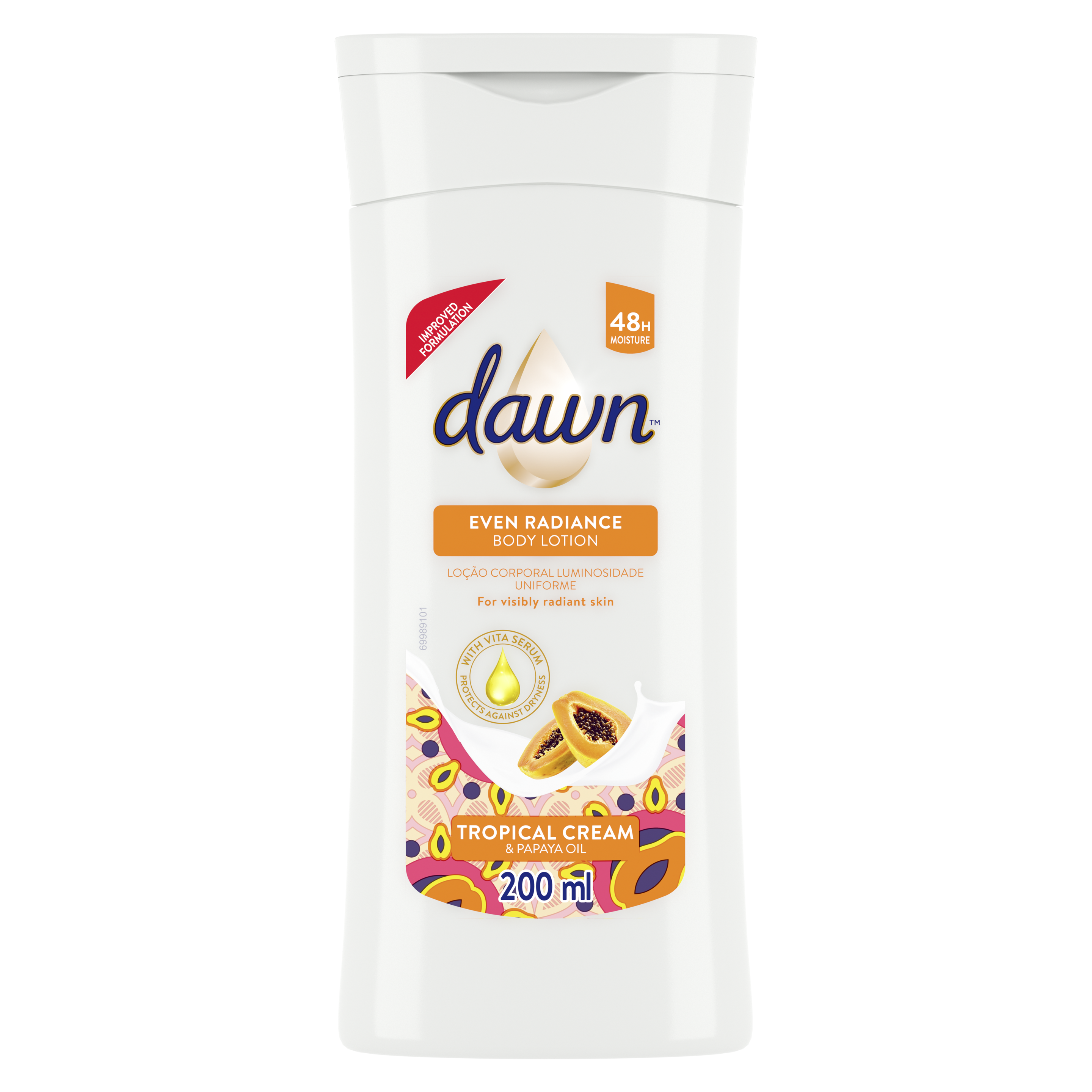 Dawn Tropical Cream & Papaya Oil Body Lotion 200ml
