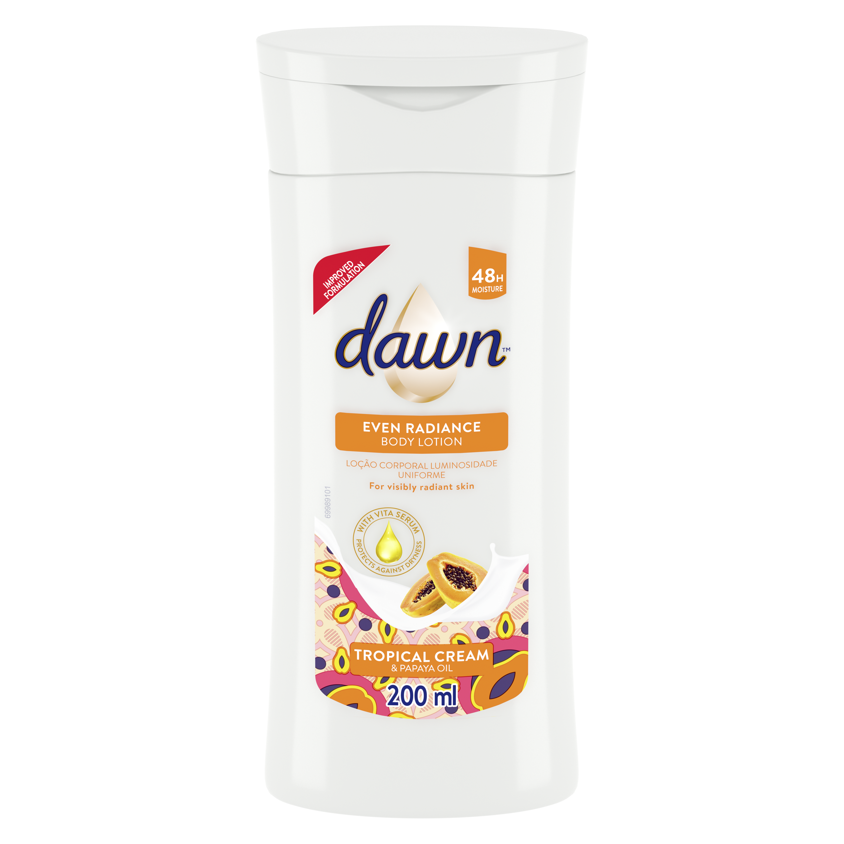 Dawn Tropical Cream & Papaya Oil Body Lotion