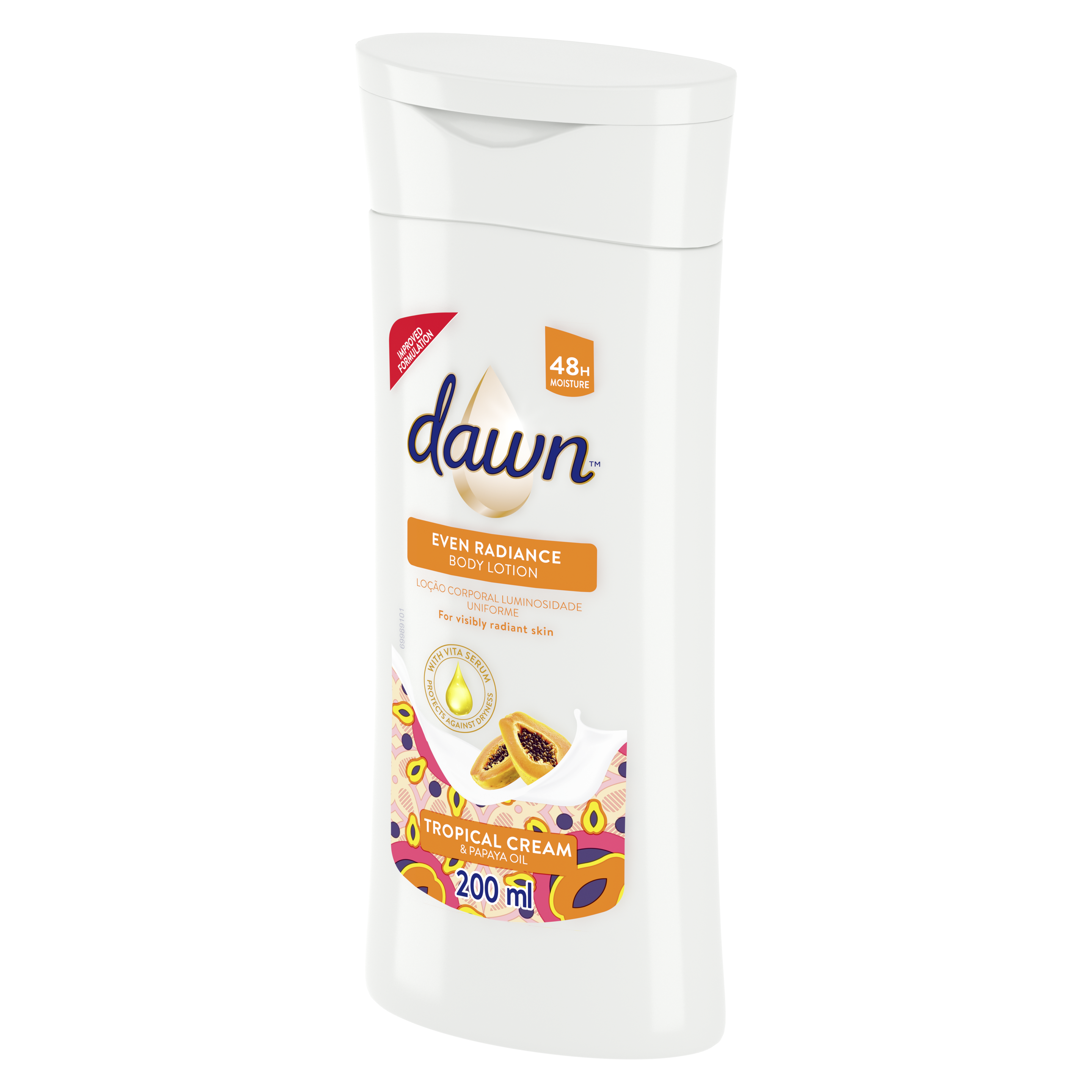 Dawn Tropical Cream & Papaya Oil Body Lotion