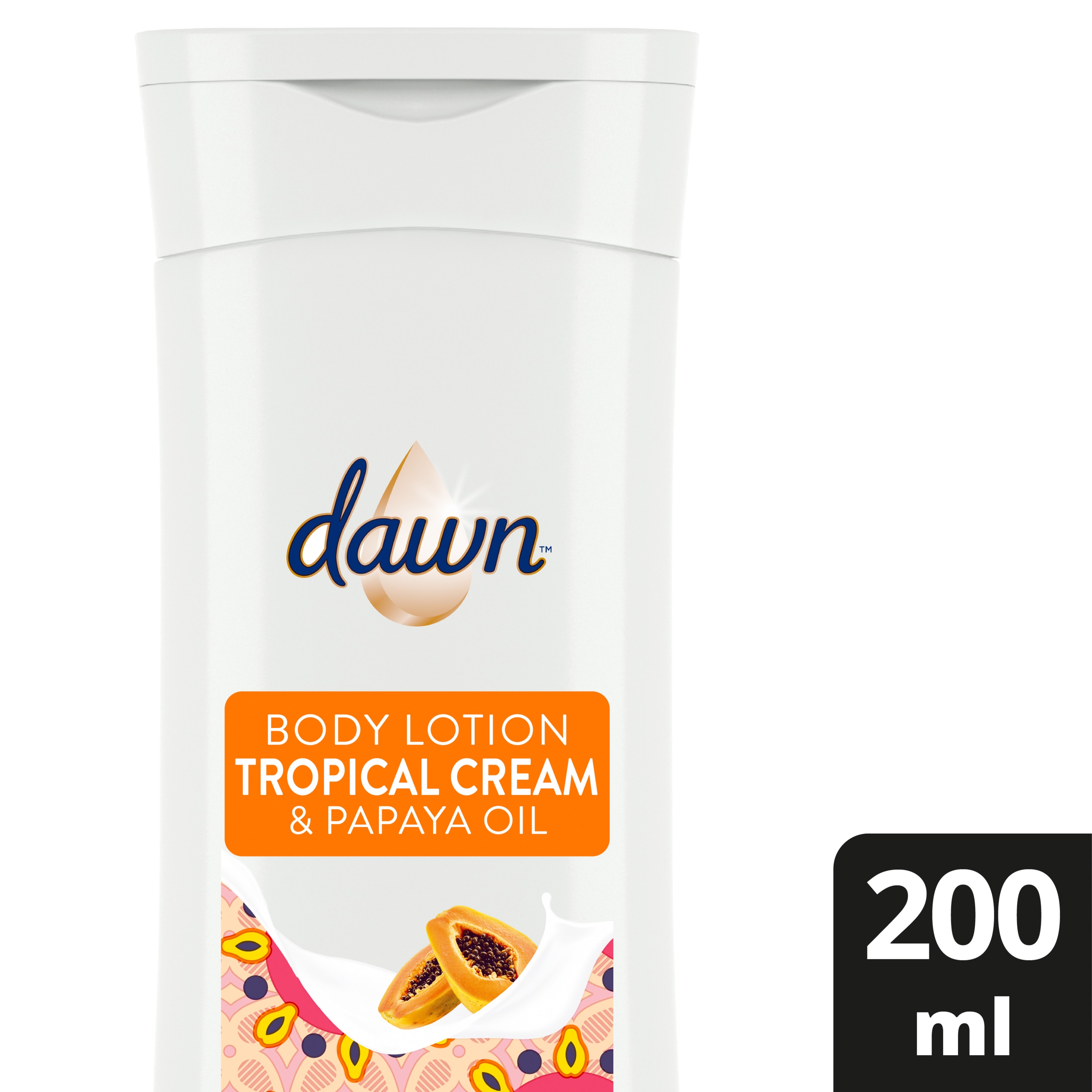 Dawn Tropical Cream & Papaya Oil Body Lotion