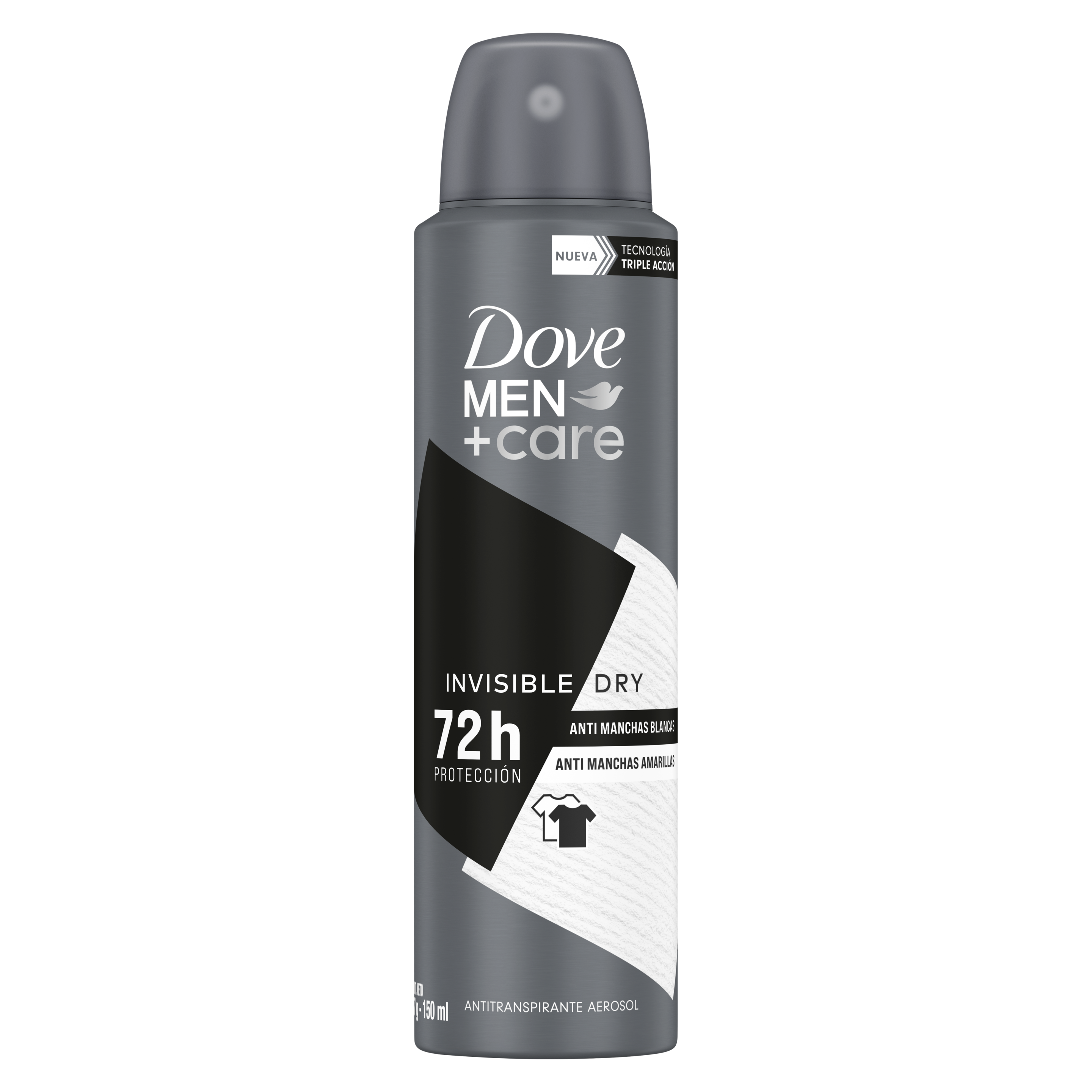 Desodorante Antitranspirante Aerosol Dove Men+Care Invisible Dry 150ml