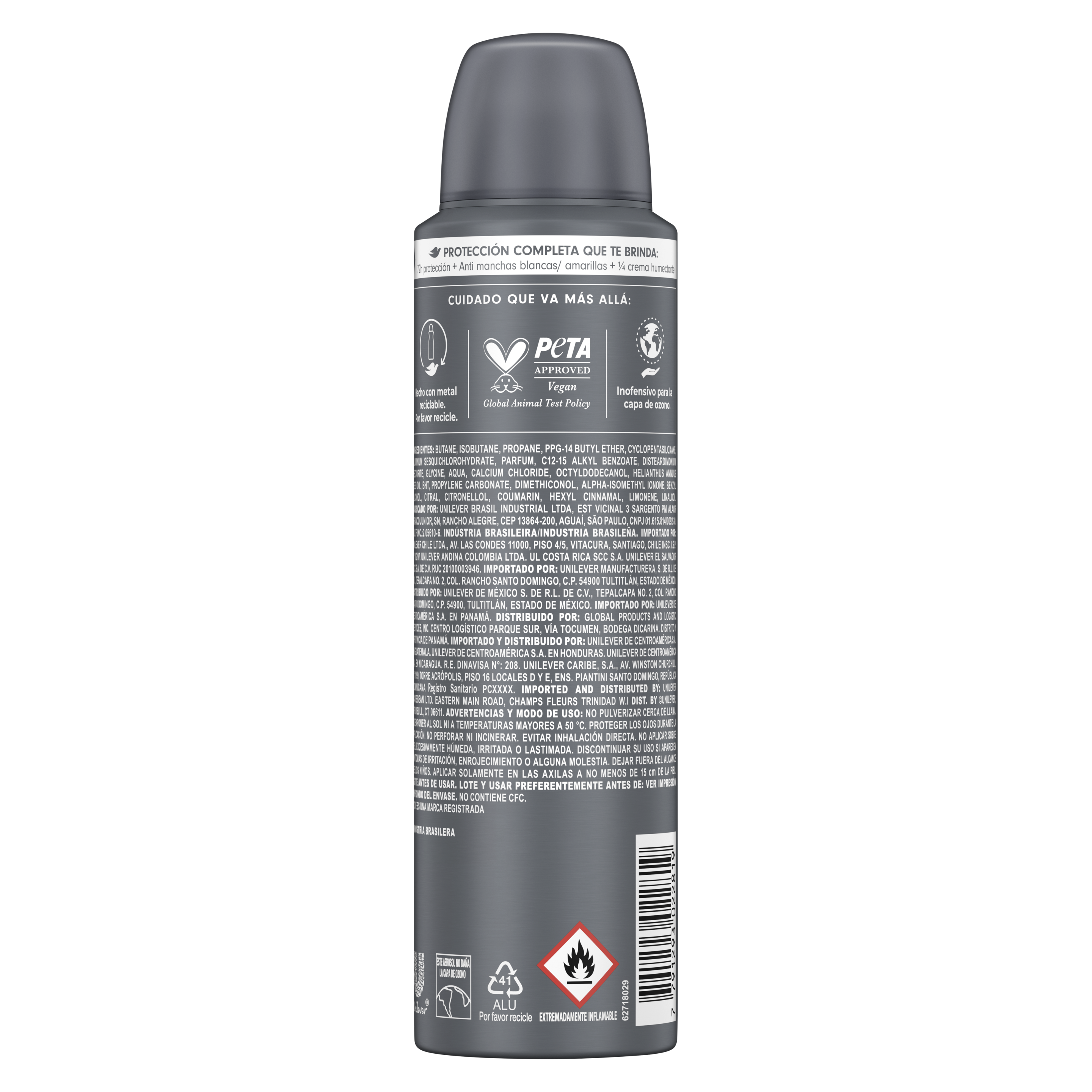 Desodorante Antitranspirante Aerosol Dove Men+Care Invisible Dry