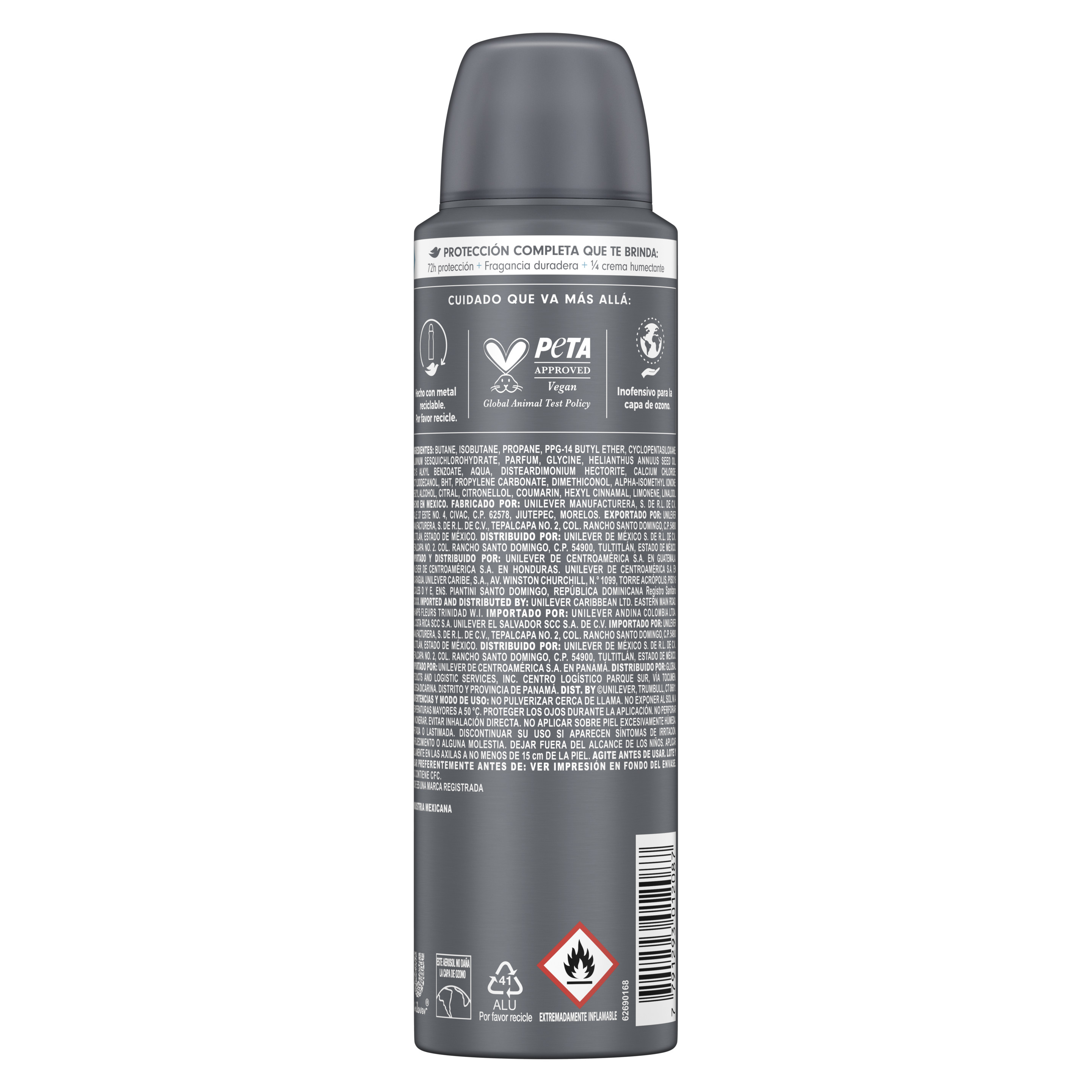 Dove Men+Care Antitranspirante en Aerosol Protección Total
