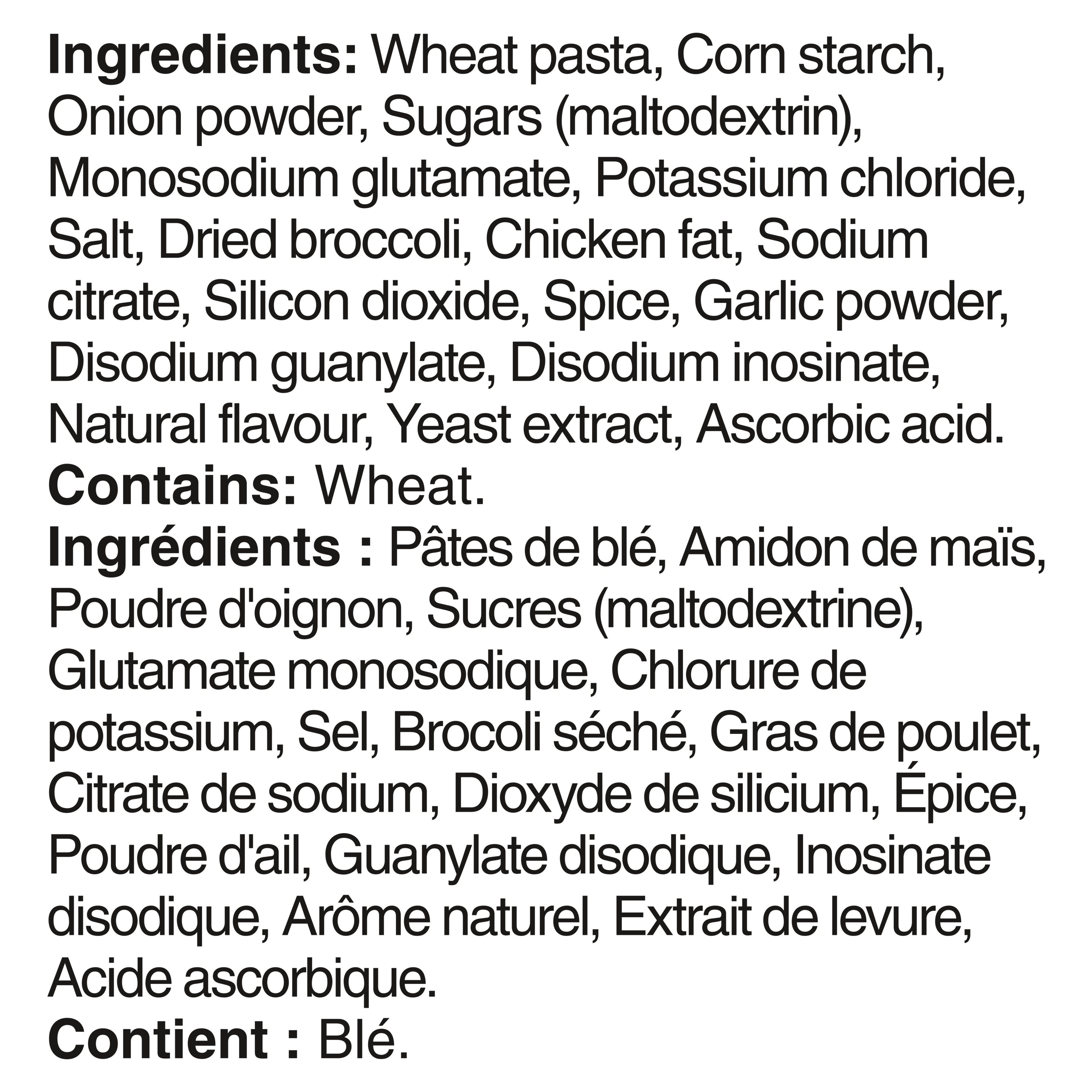 Poulet et brocoli