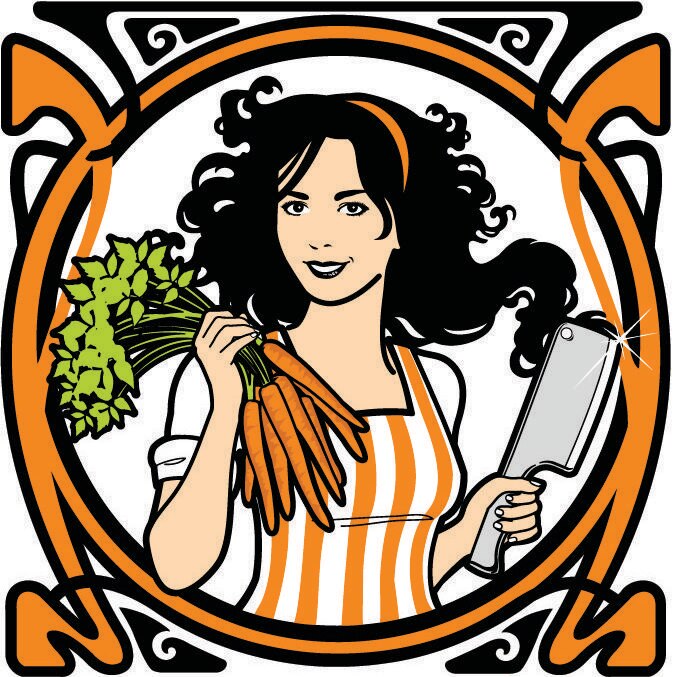vegetarian butcher brand logo