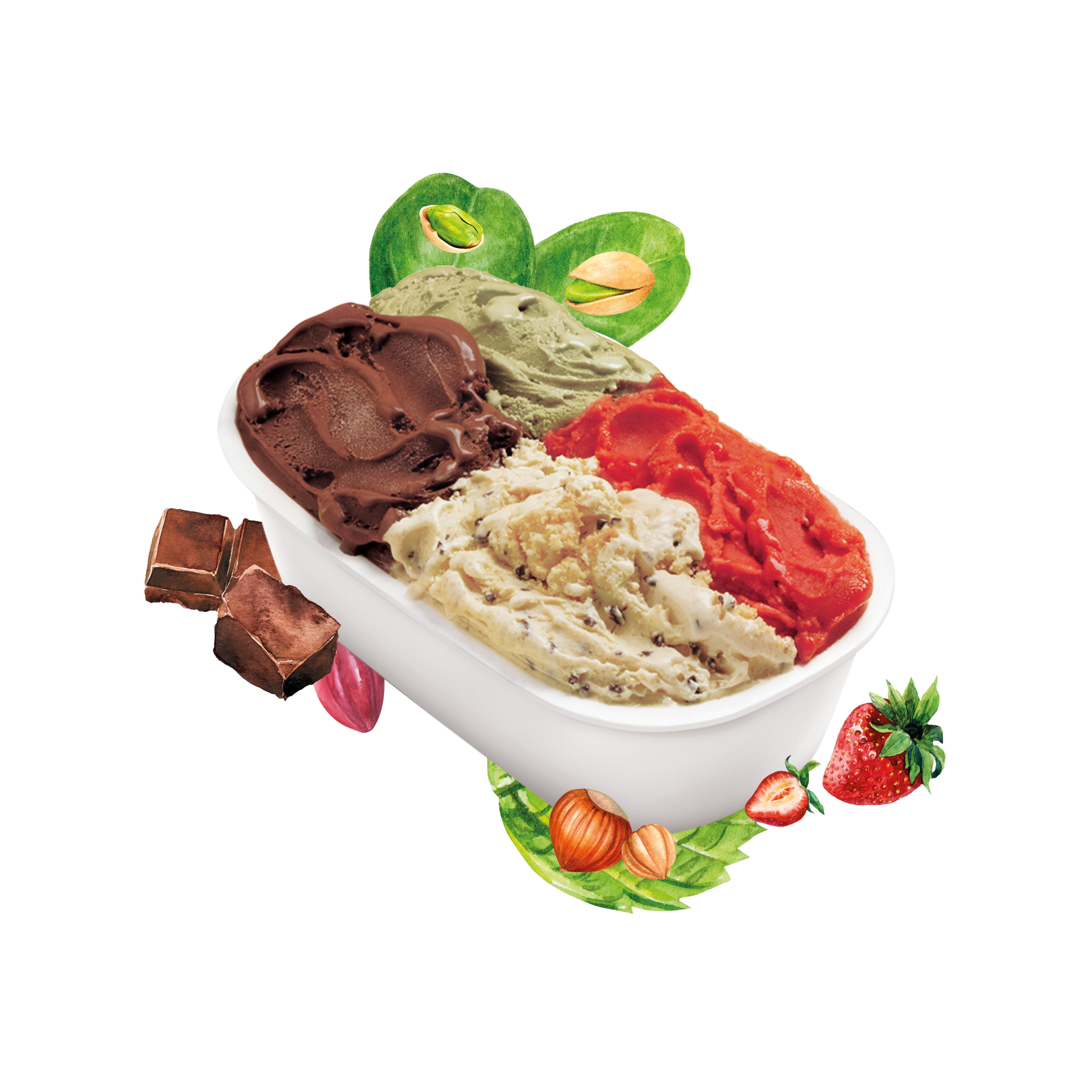 Vaschetta di gelato 1 kg