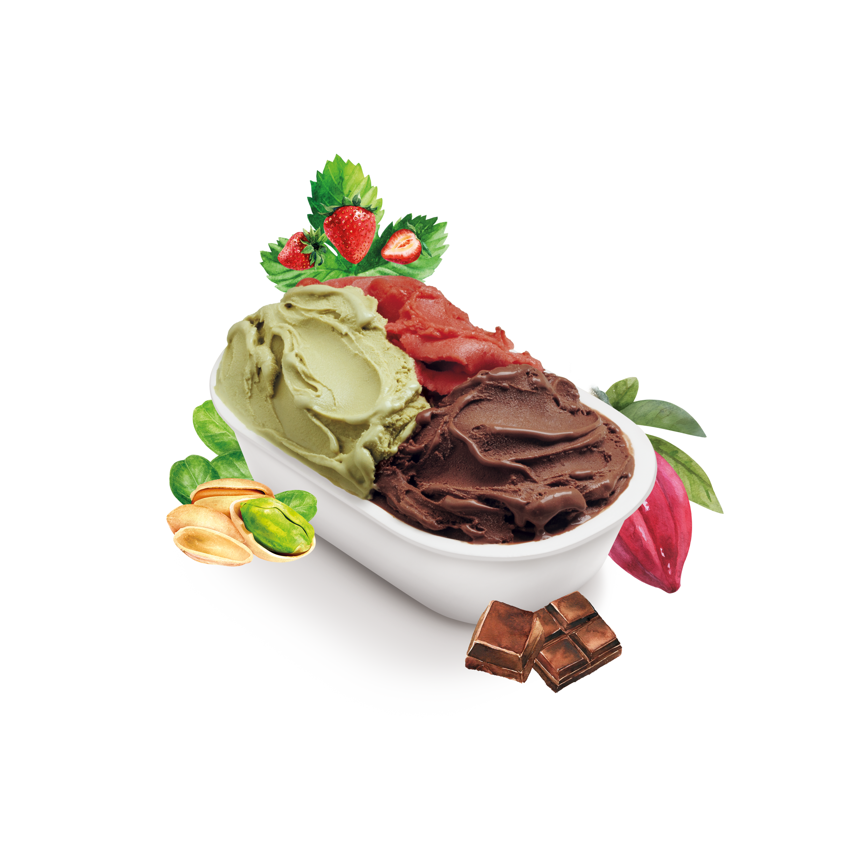 Vaschetta di gelato 500 g