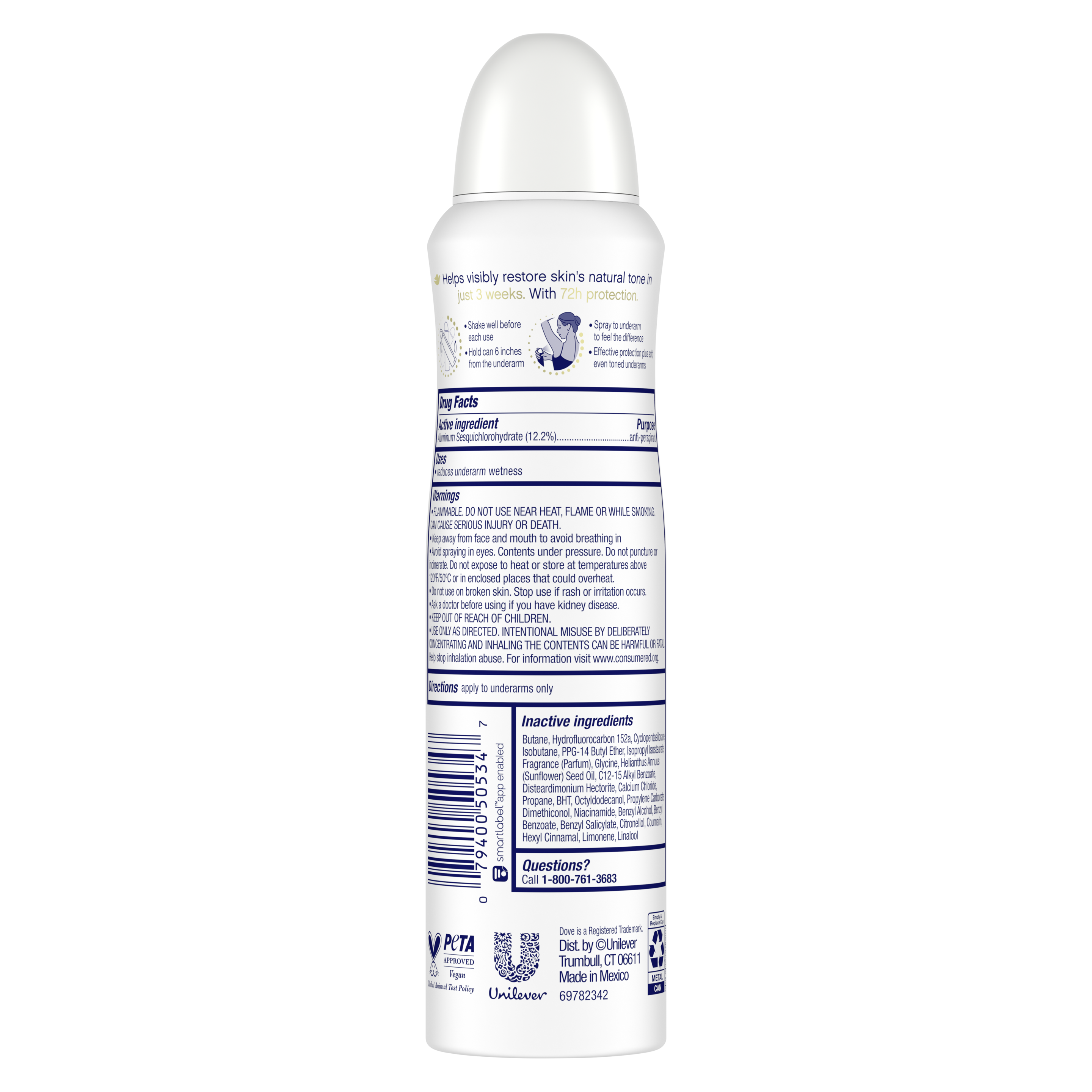 Even Tone Shea Butter & Vanilla Dry Spray