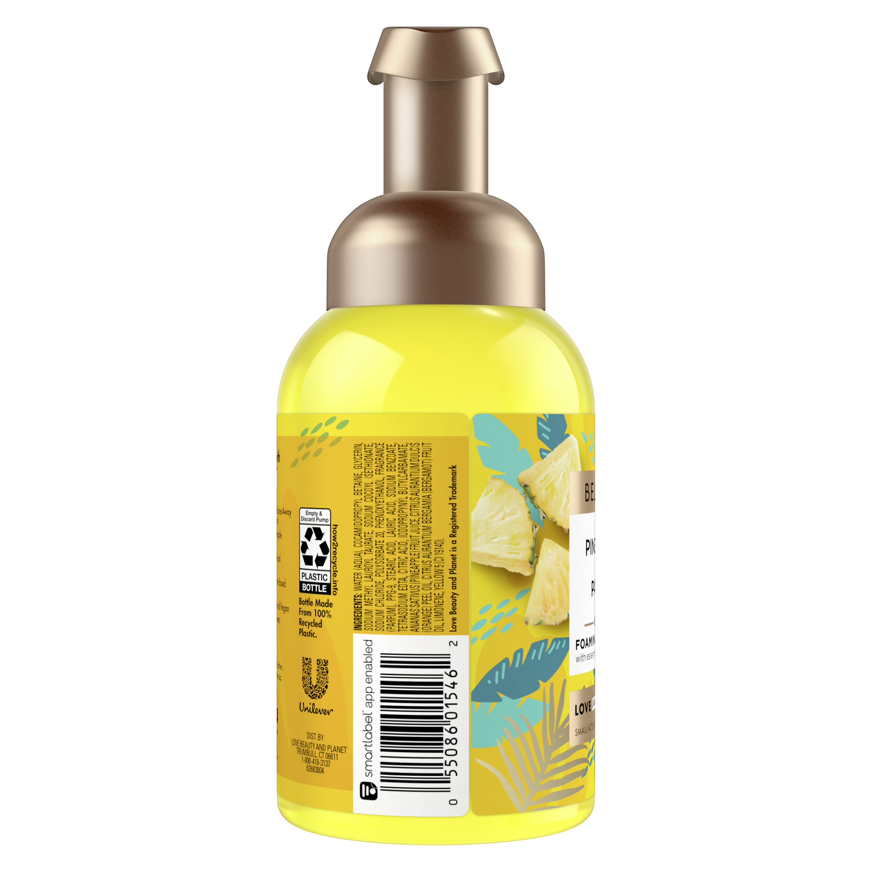 Back fo Beloved Pinapple & Papaya Foaming Hand Wash