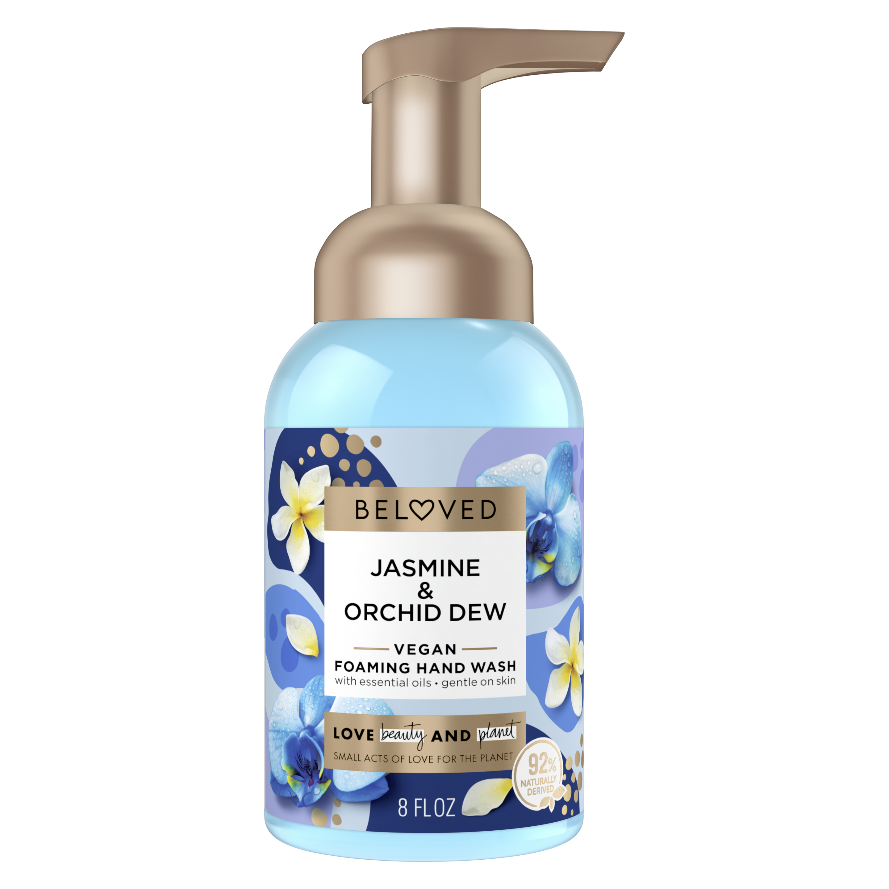 Front of Beloved Jasmine & Orchid Dew Foaming Hand Wash