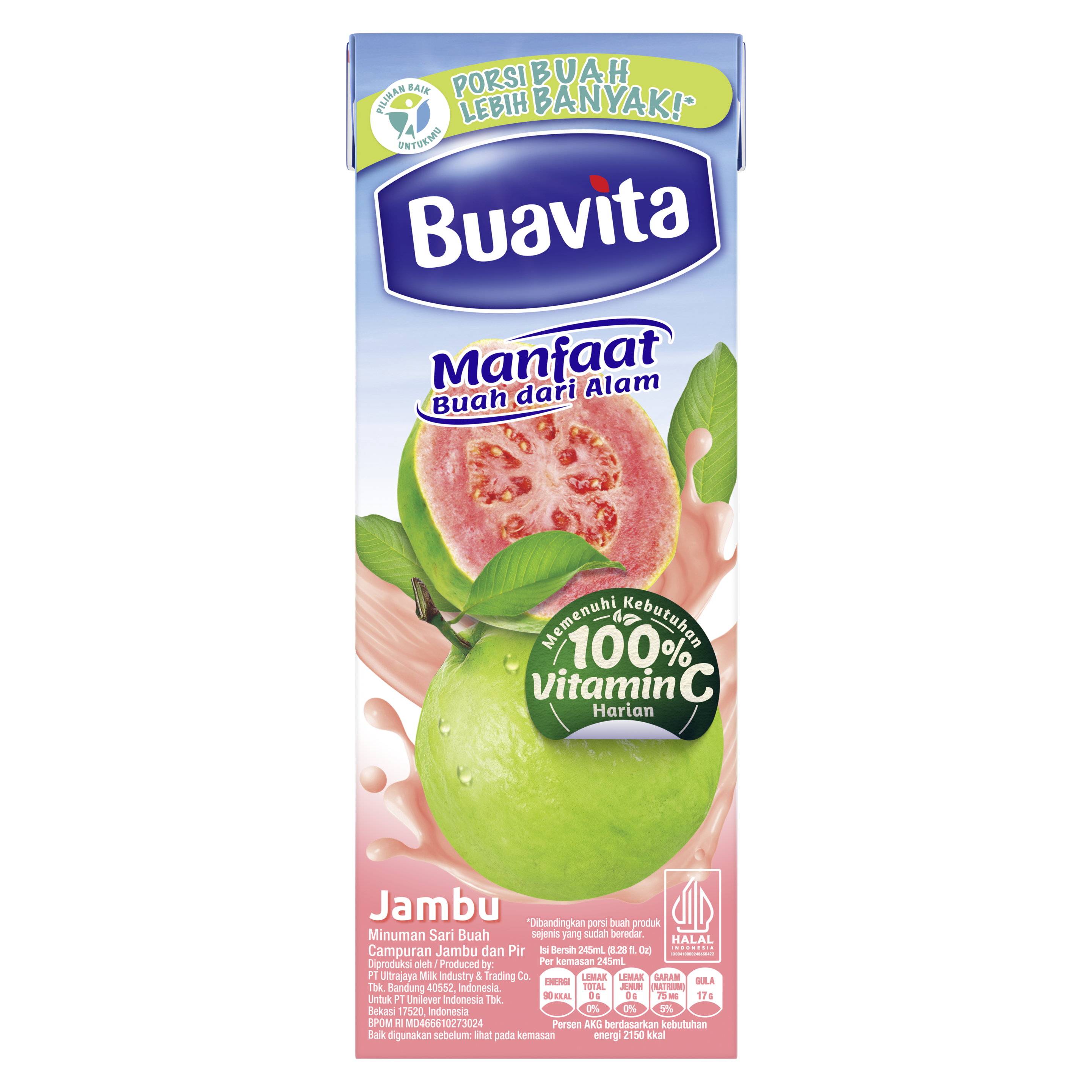 Buavita Jambu245ml packshot
