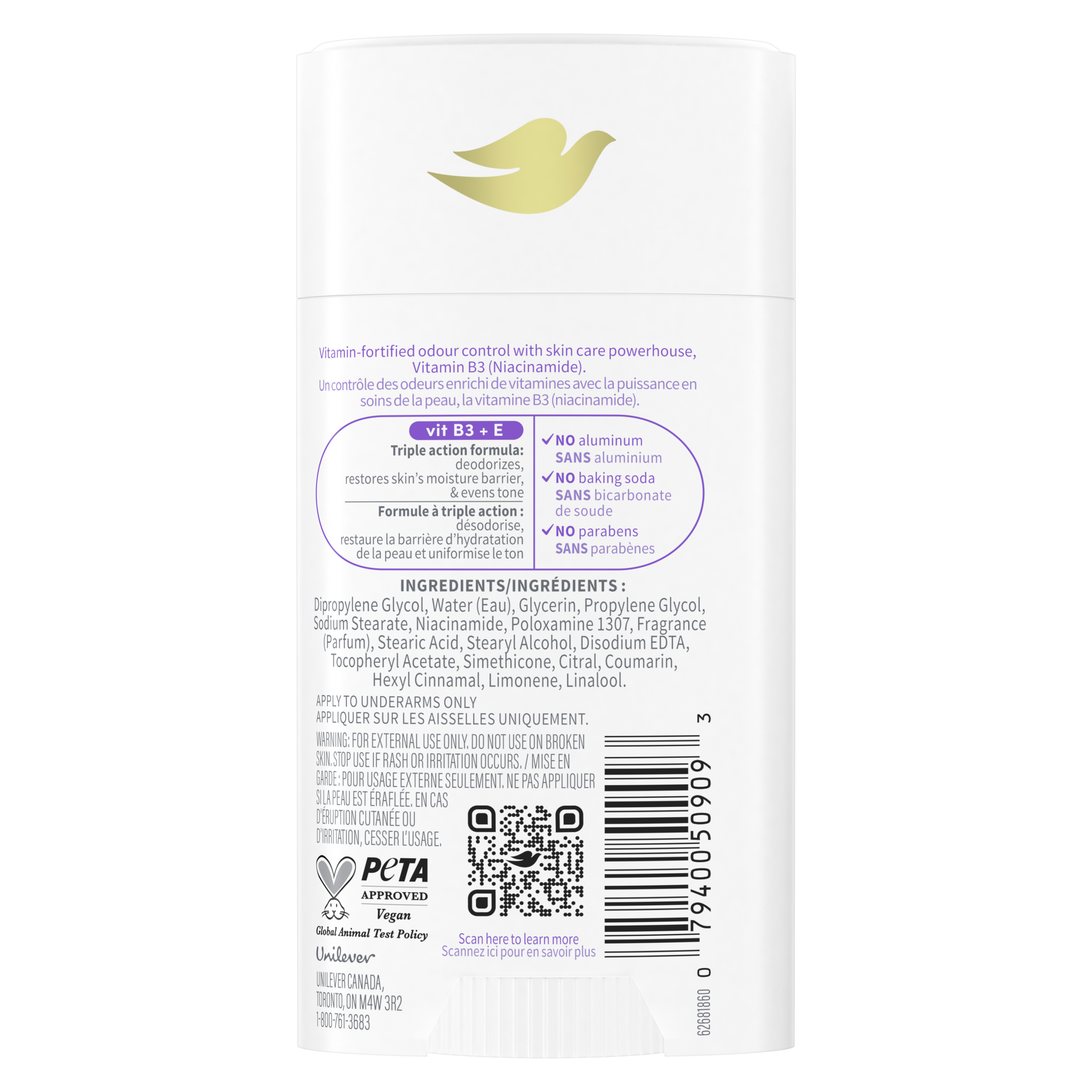 Vitamincare+ Lavender & Chamomile Scent Deodorant Stick