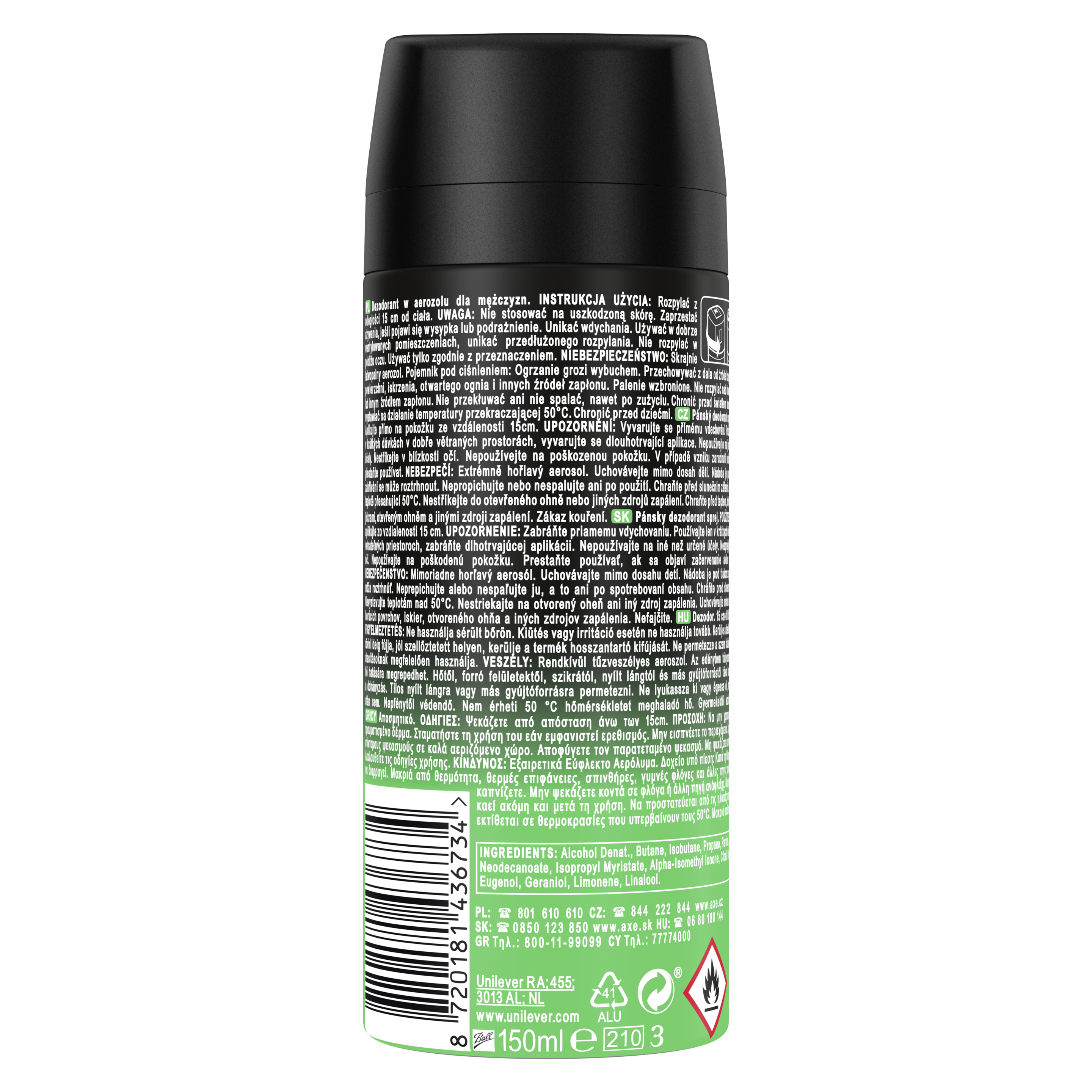 Дезодорант-аерозоль AXE Jungle Fresh