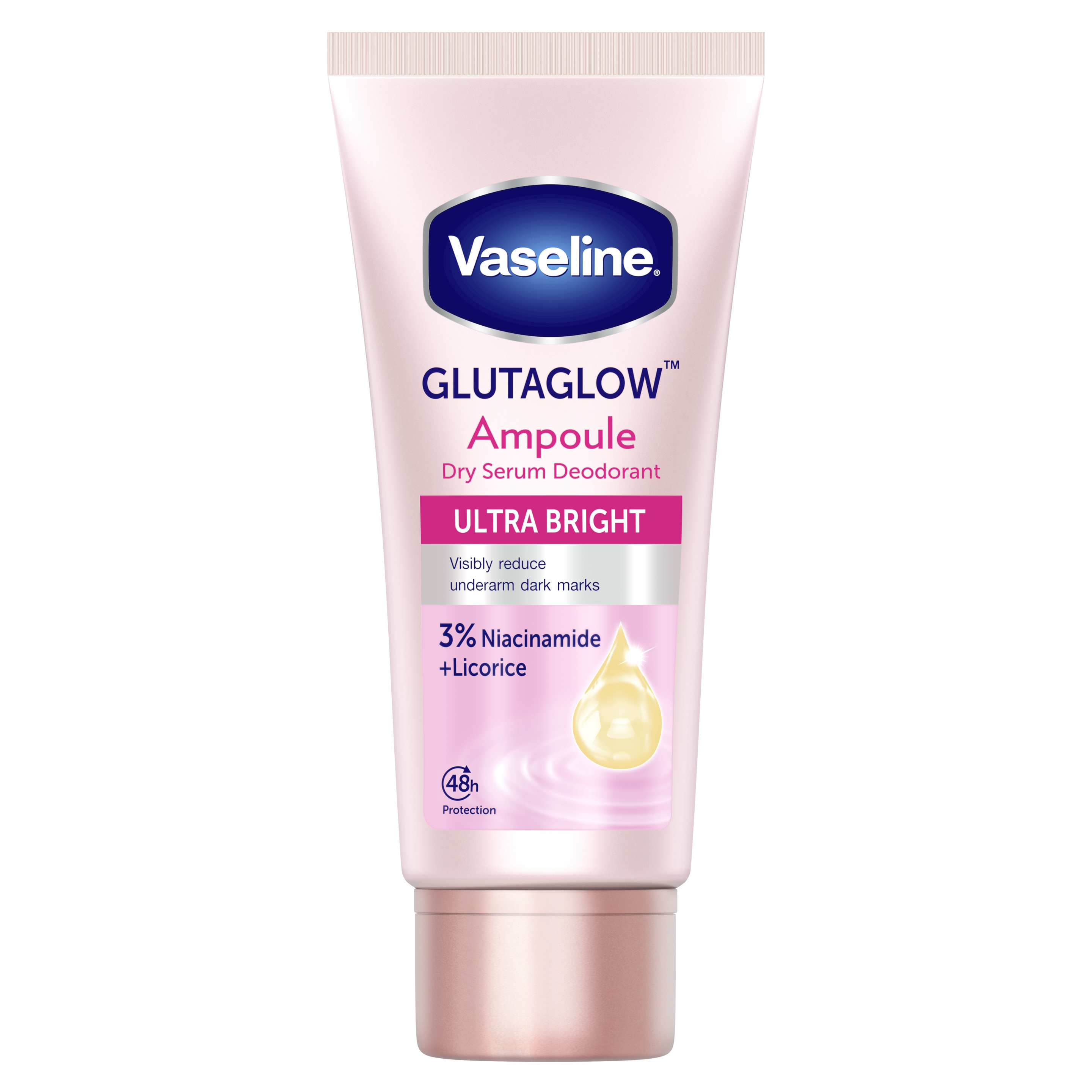 Vaseline Deodorant Dry Serum Ultra Bright 45ml FOP Pack packshot