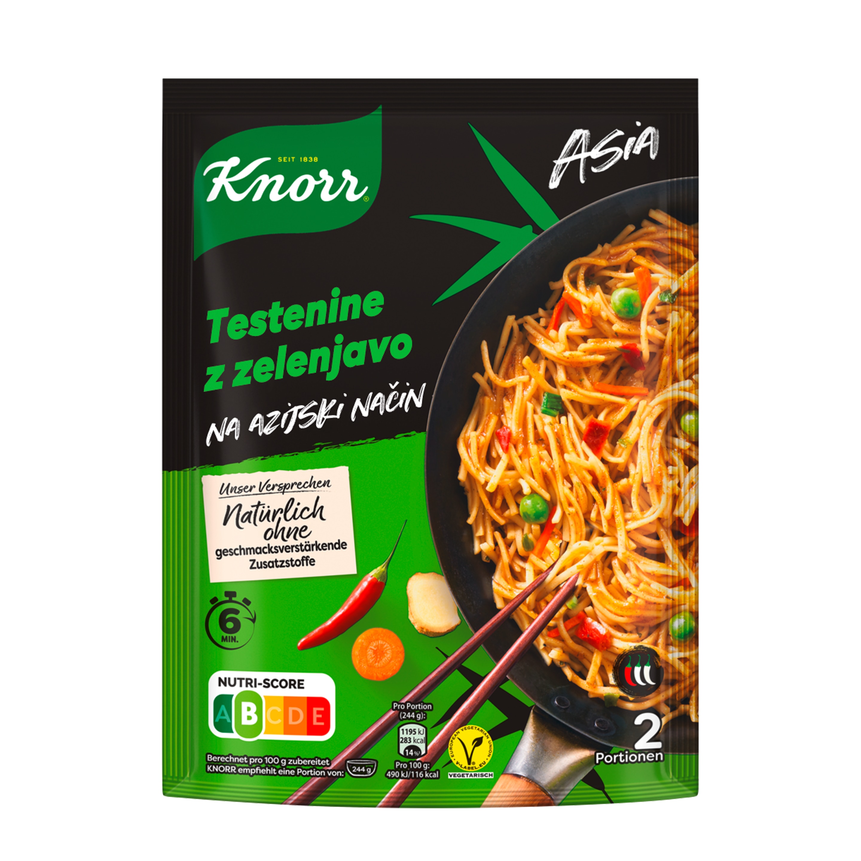 Knorr Asia Gebratene Nudeln Gemüse 125 g | Knorr