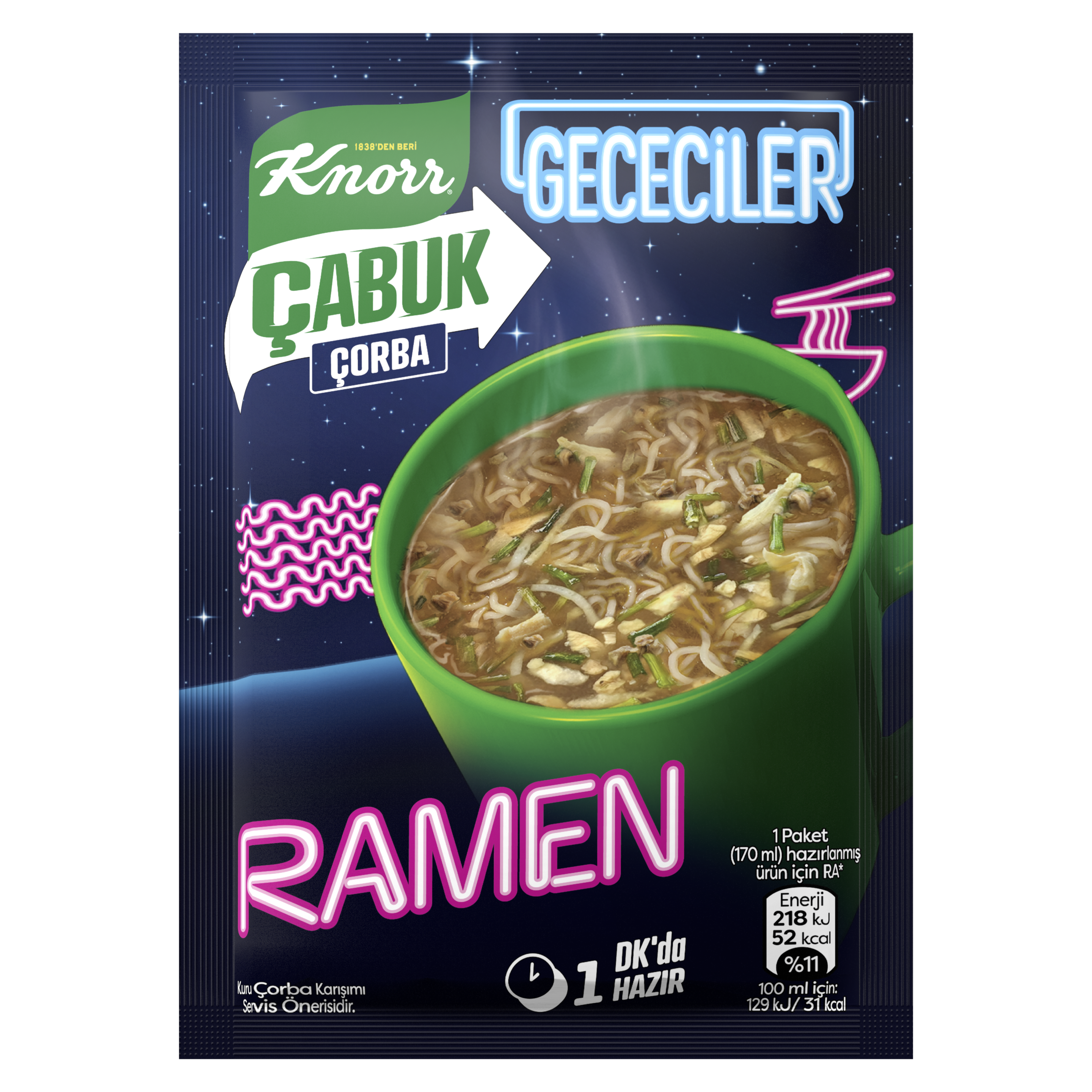 Knorr Çabuk Ramen packshot