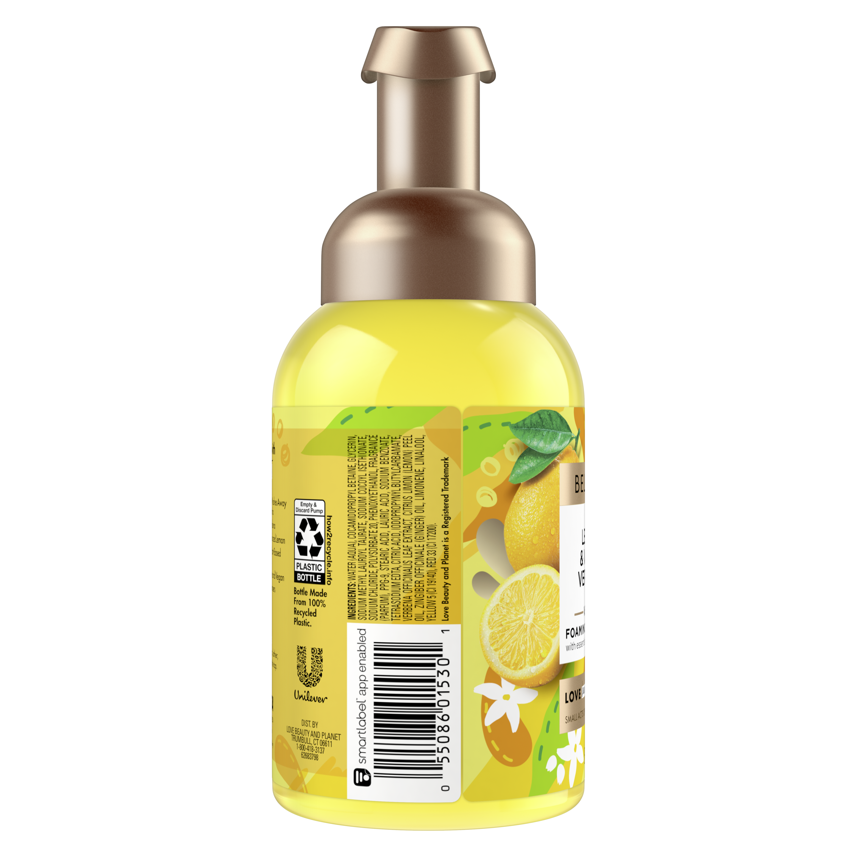 Back fo Beloved Lemon & White Verbena Foaming Hand Wash