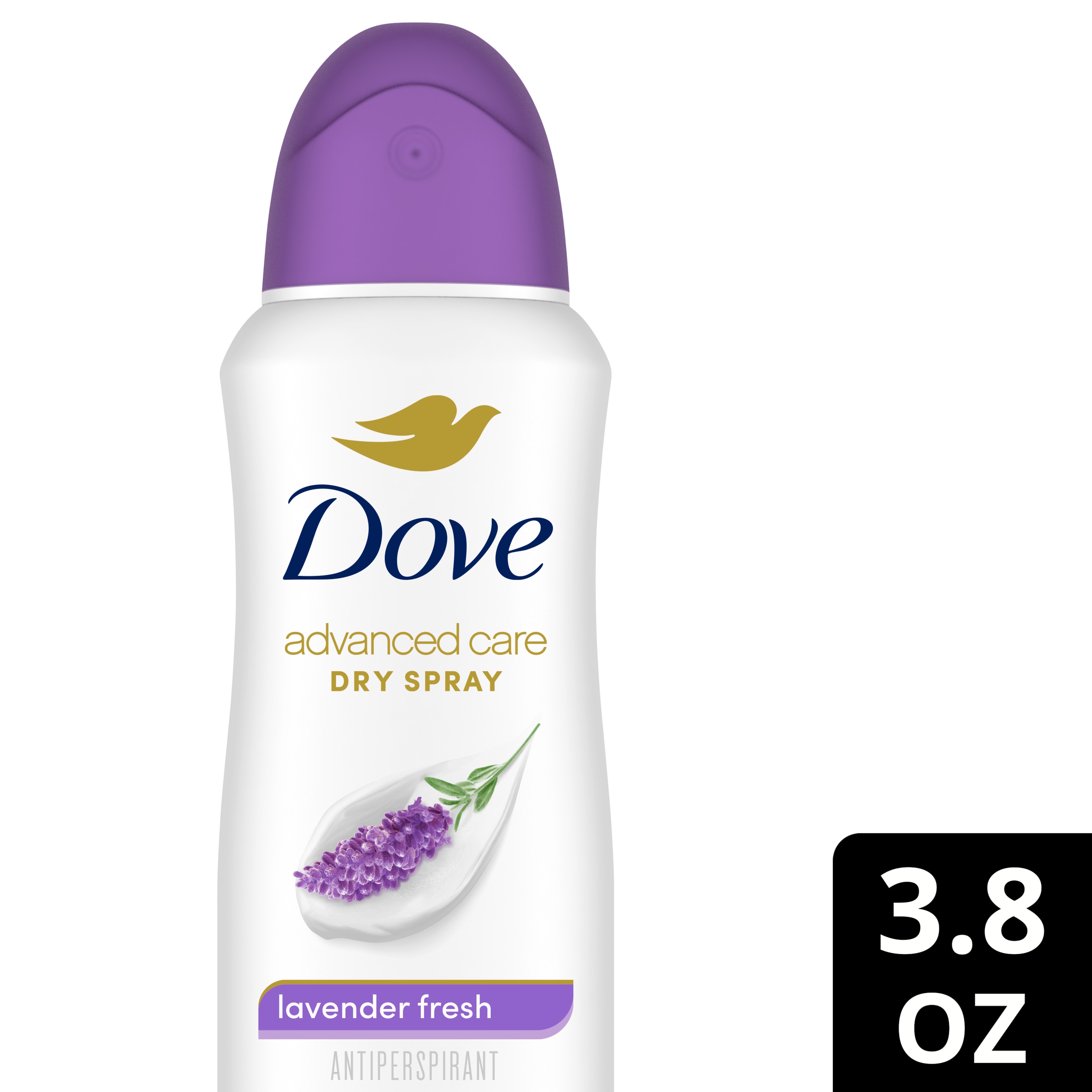Dove Advanced Care Lavender Fresh Antiperspirant Dry Spray  3.8 oz