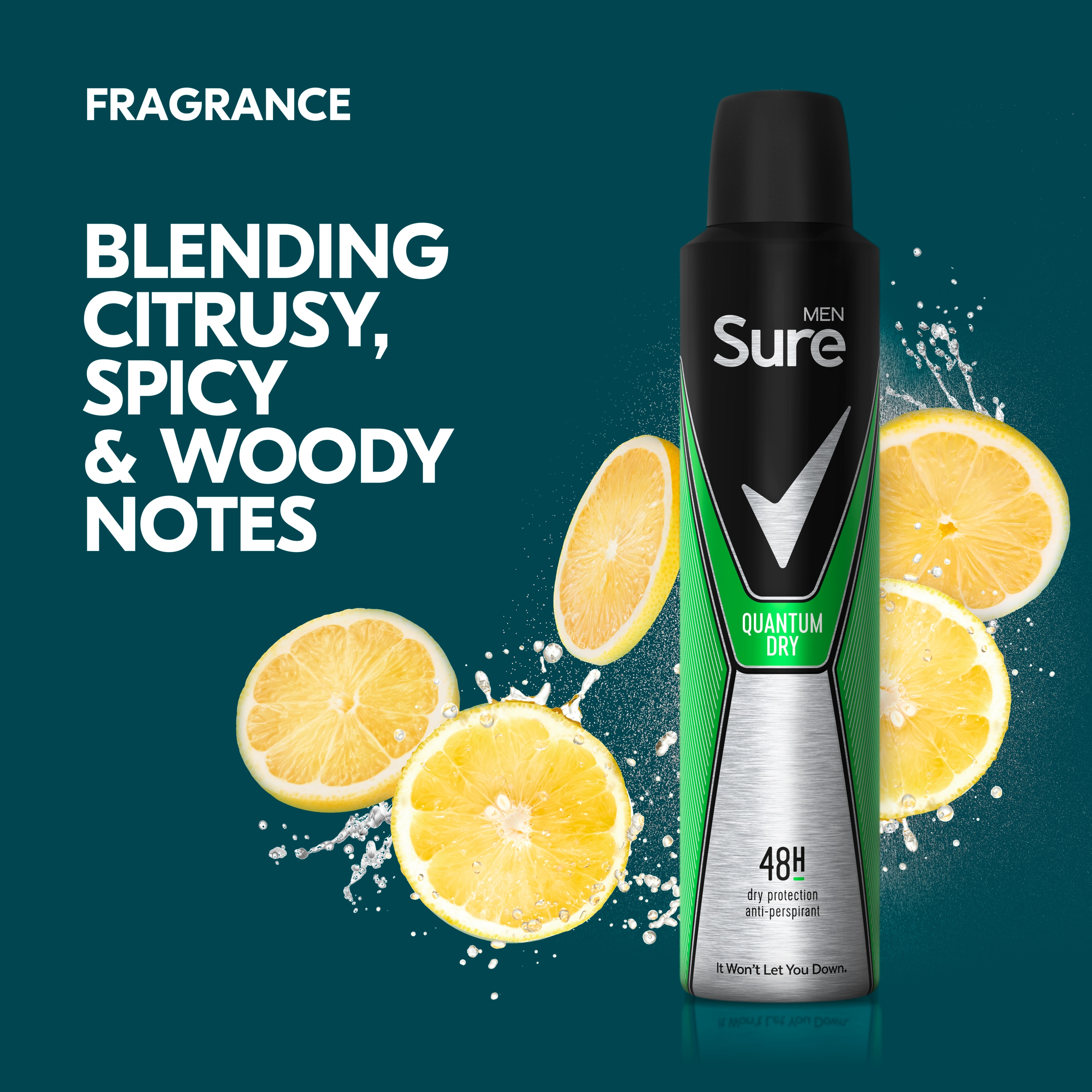 Sure Men 48hr Quantum Dry Antiperspirant Deodorant Spray 200ml