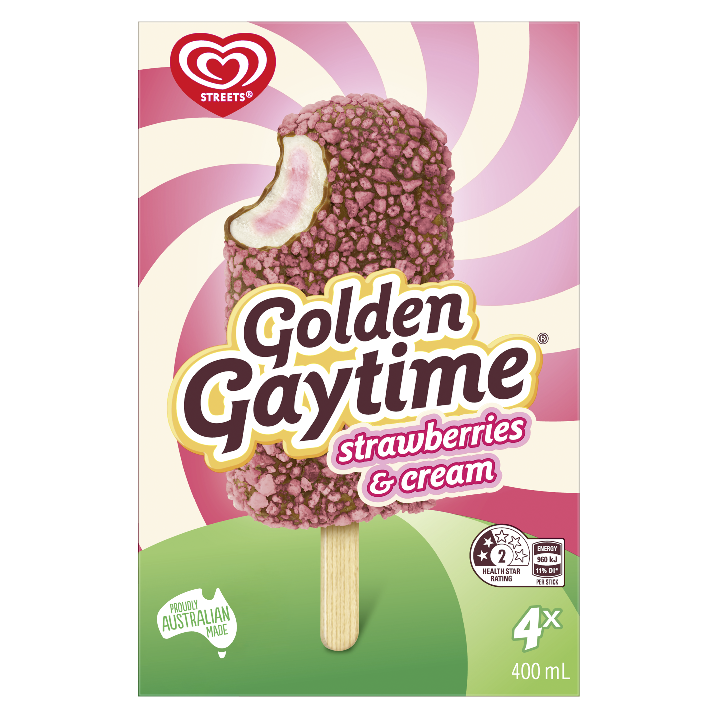 Golden Gaytime Strawberries & Cream Multipack
