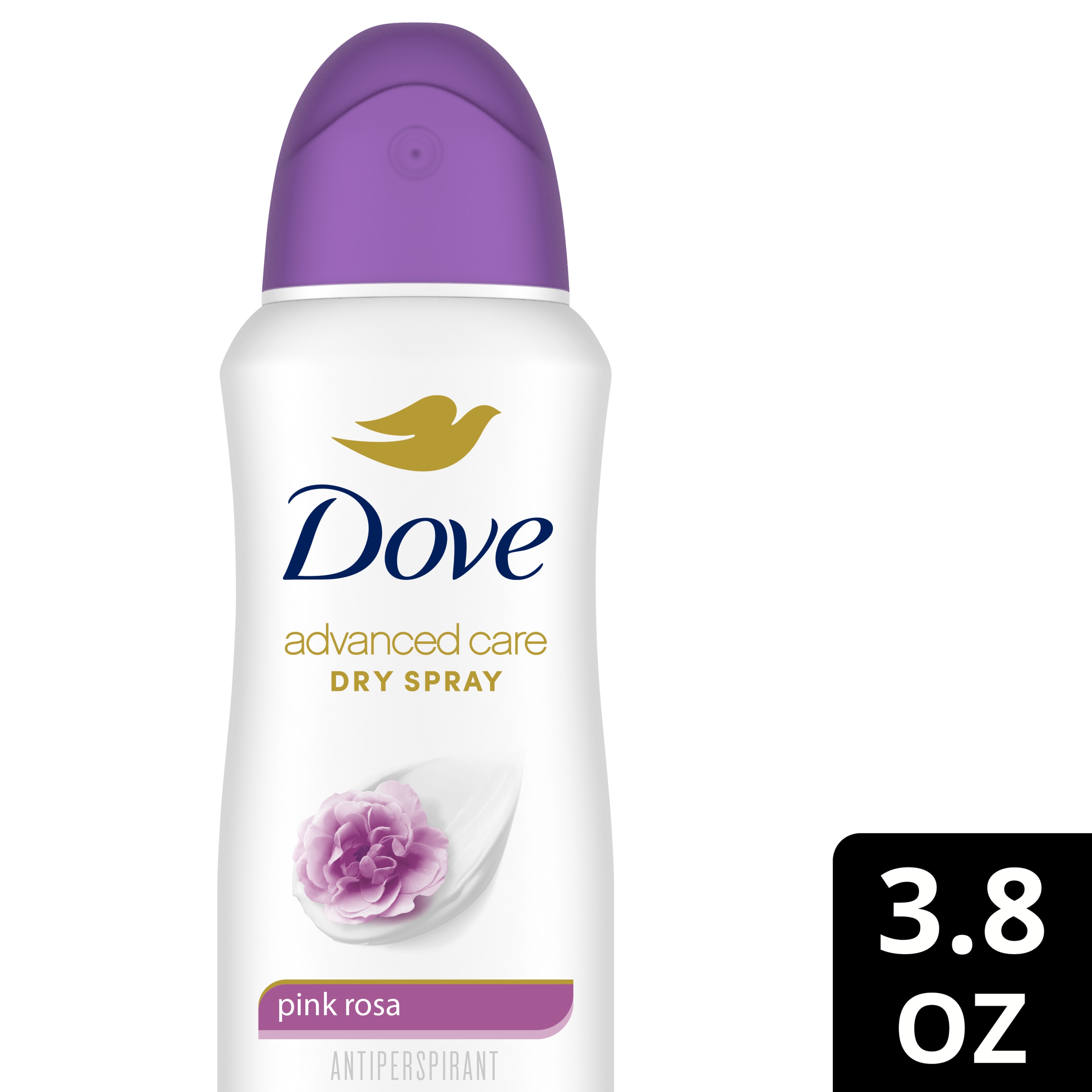 Dove Dry Spray Antiperspirant Deodorant Pink Rosa 3.8oz