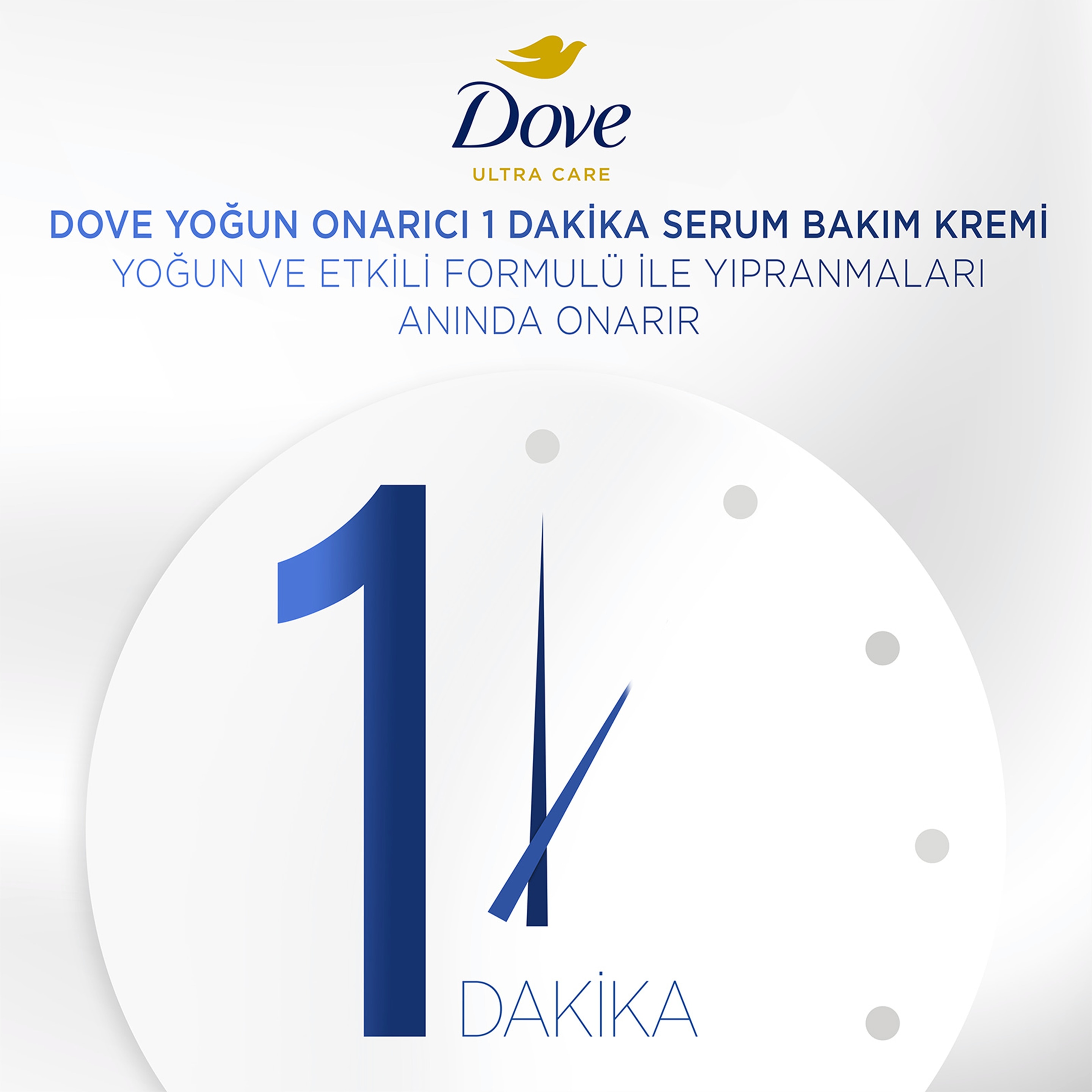 DOVE 1 Minute Serum Saç Bakım Kremi  Yoğun Onarıcı  170 ml