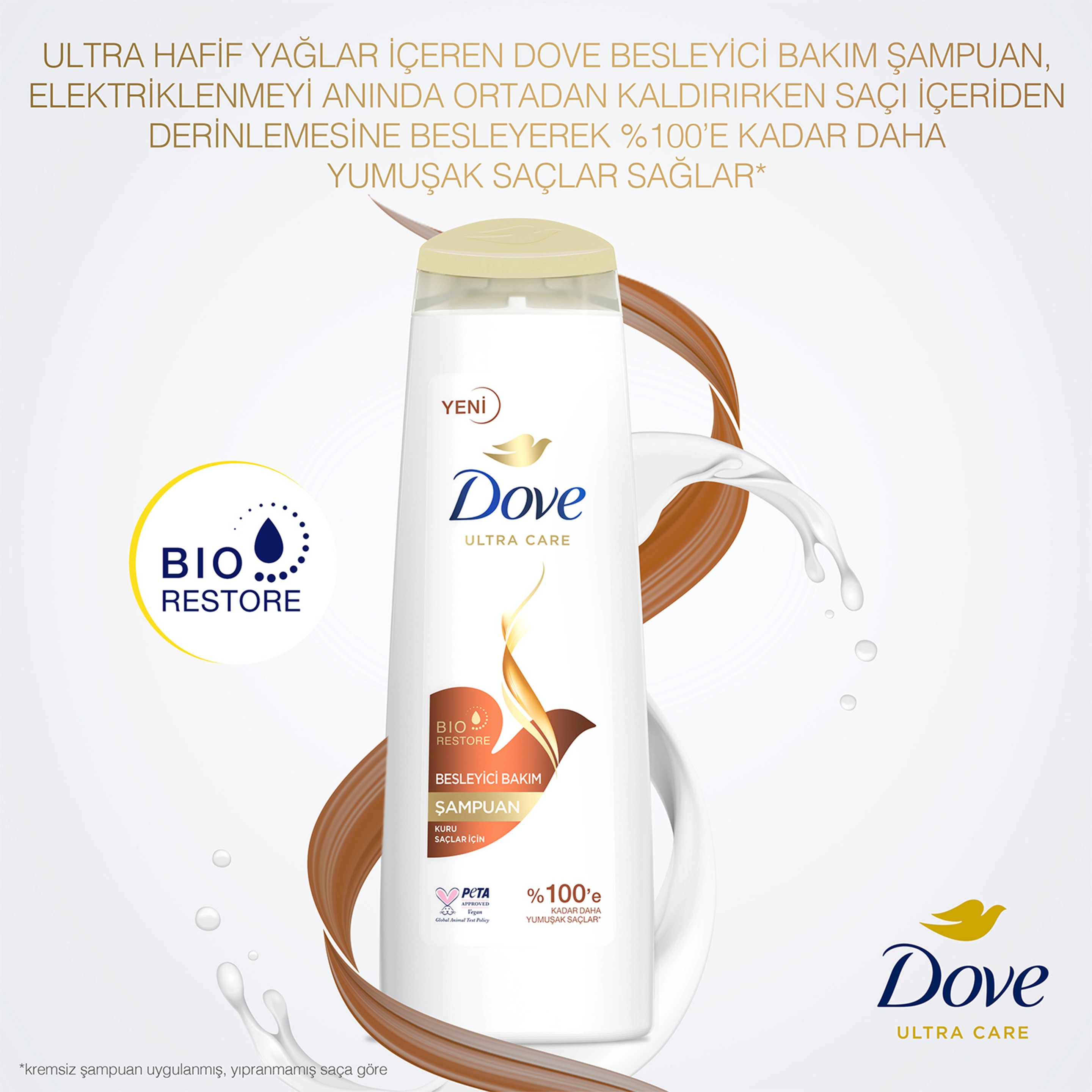 Dove  Saç Bakım Şampuanı  Besleyici Bakım Kuru Saçlar İçin 400 ml