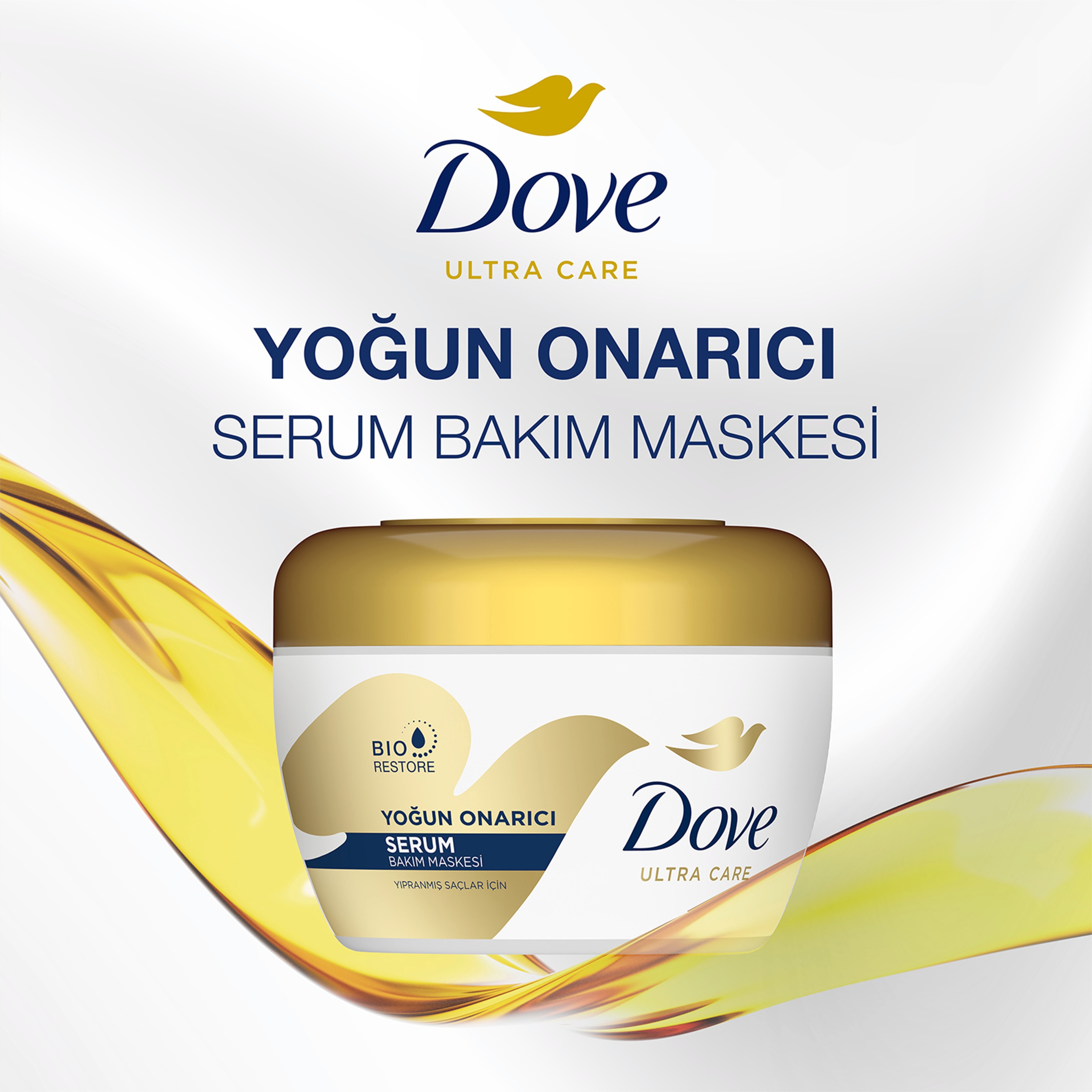DOVE 1 Minute Serum Saç Bakım Maskesi  Yoğun Onarıcı  160 ml