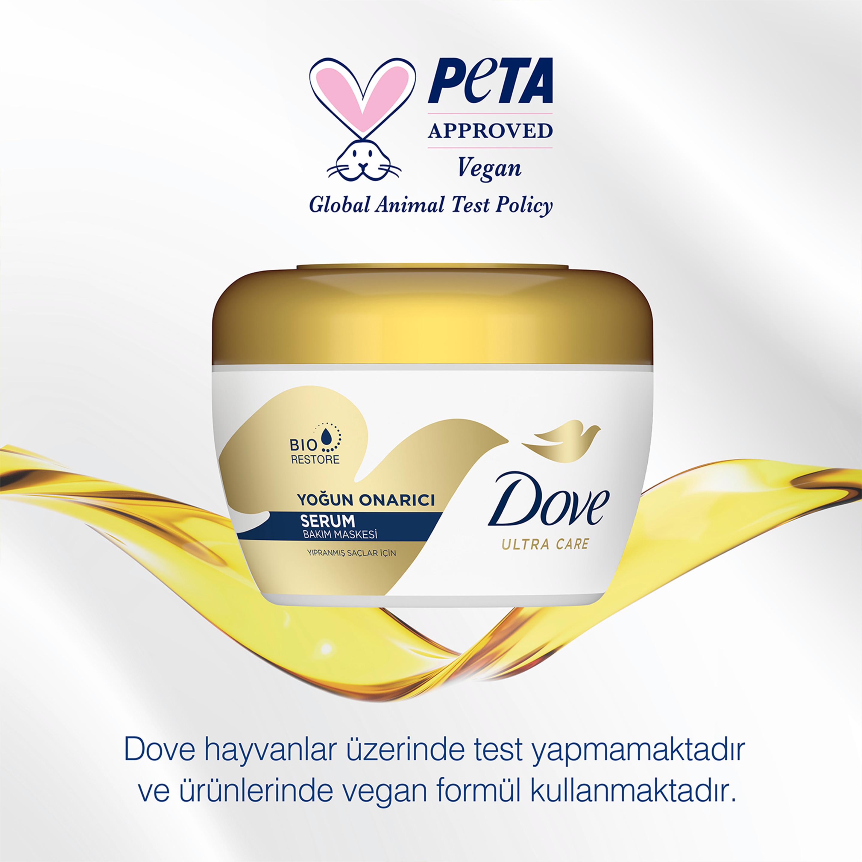 DOVE 1 Minute Serum Saç Bakım Maskesi  Yoğun Onarıcı  160 ml