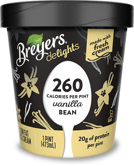 Vanilla Bean Breyers&nbsp;delights