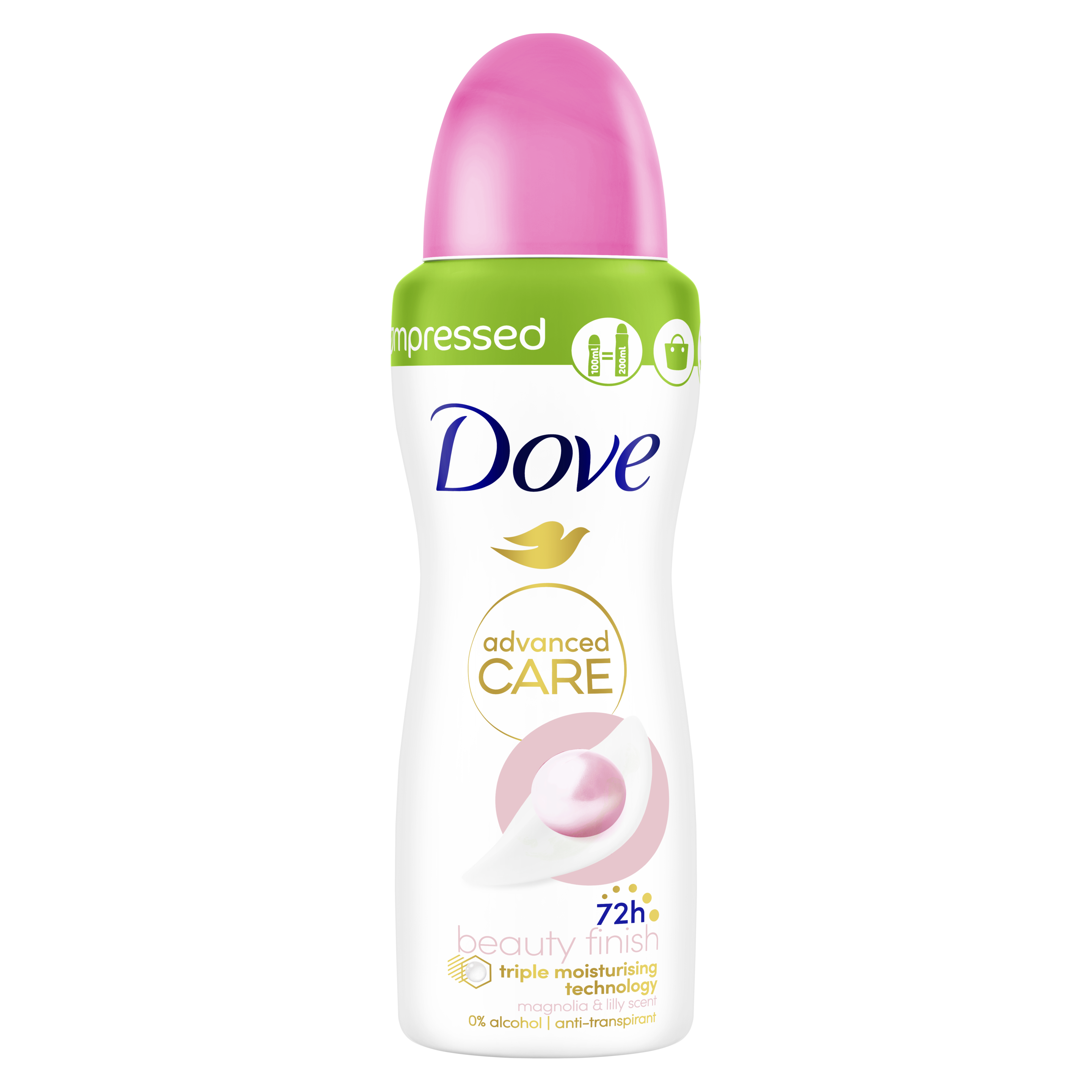 Dove Déodorant Anti-tanspirant Advanced Care Beauty finish Spray 100 ml