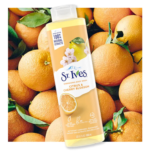 citrus bodywash on orange ingredient