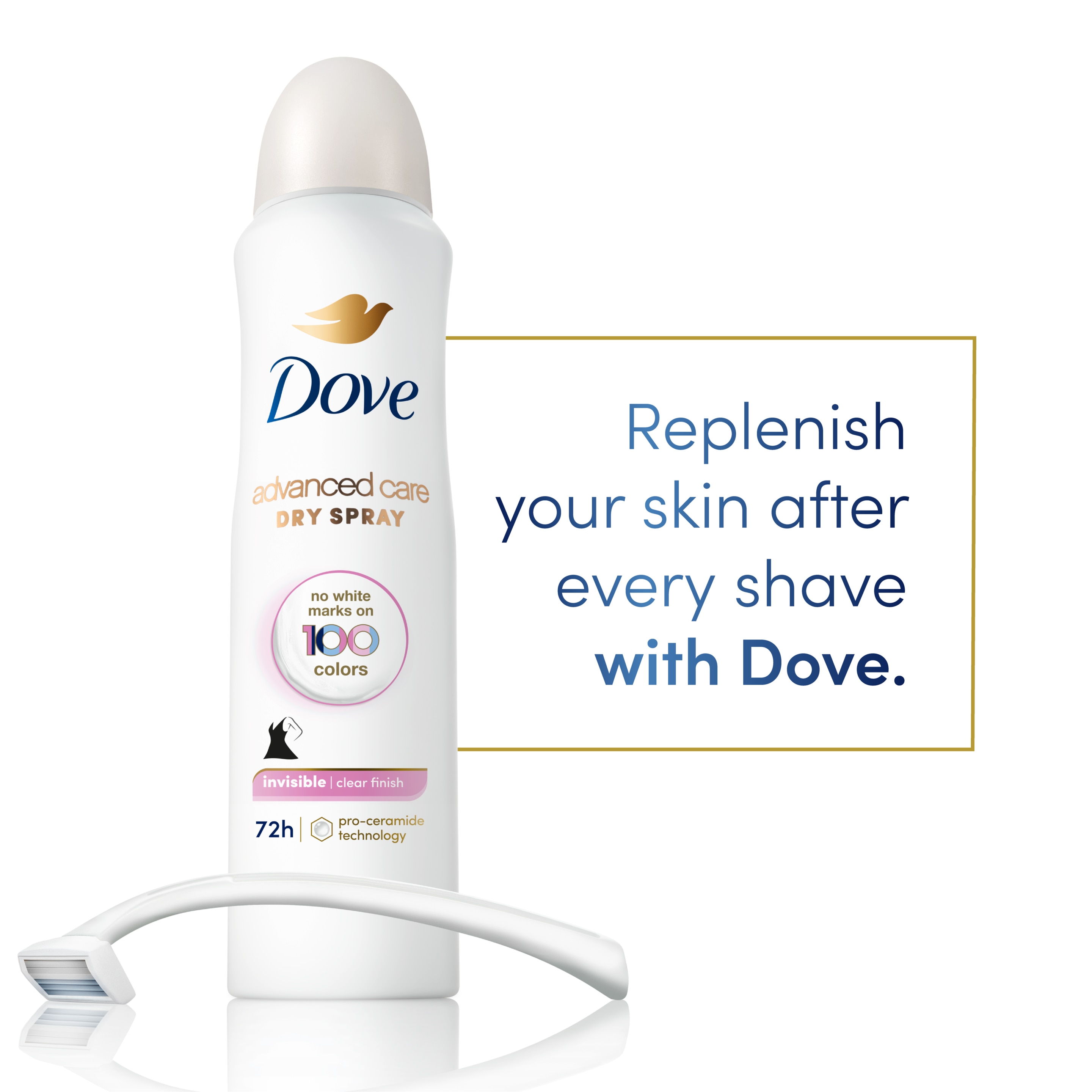 Advanced Care Clear Finish Antiperspirant Spray - Dove