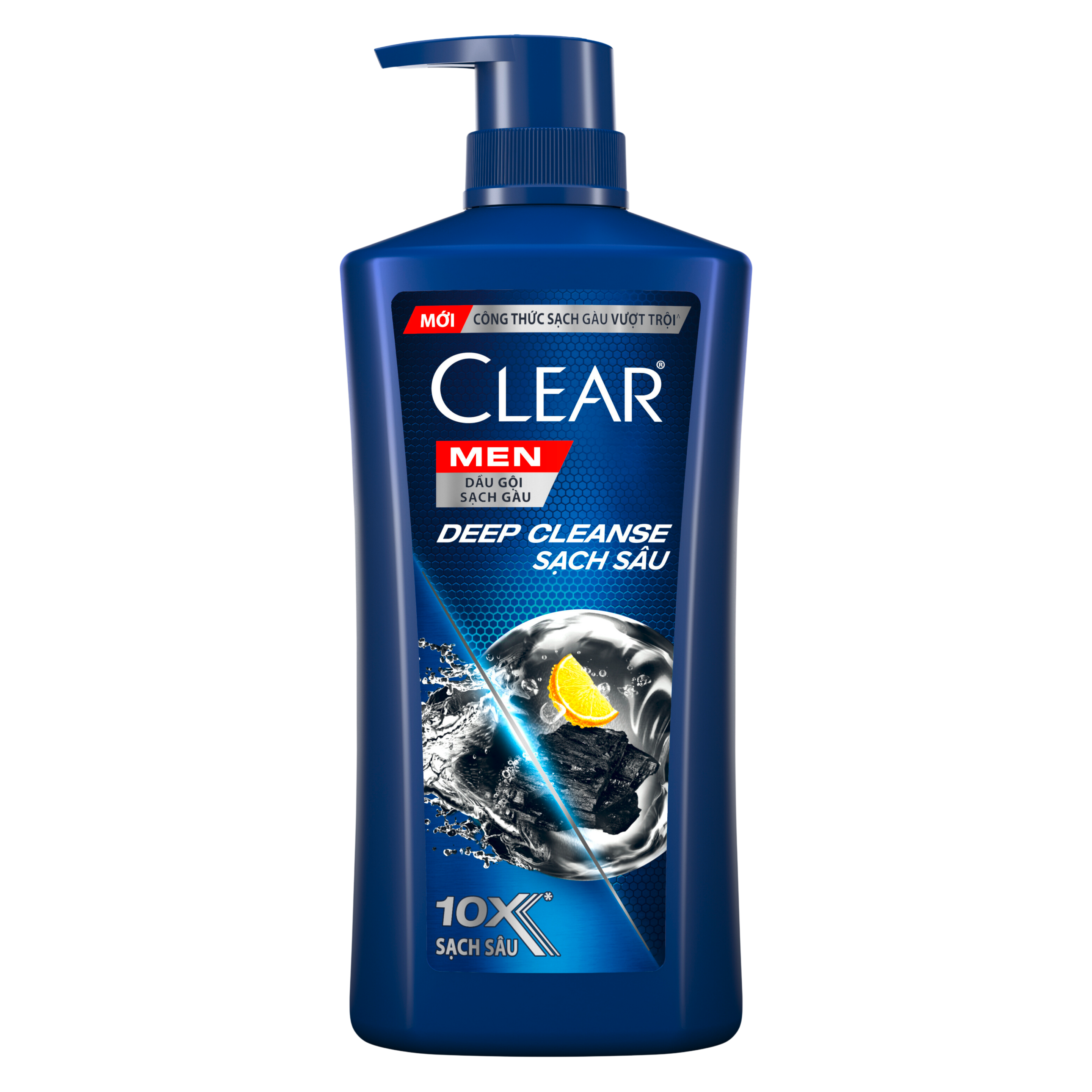 Hình ảnh mặt trước sản phẩm Dầu gội CLEAR Men Deep Cleanse Sạch Sâu 650g