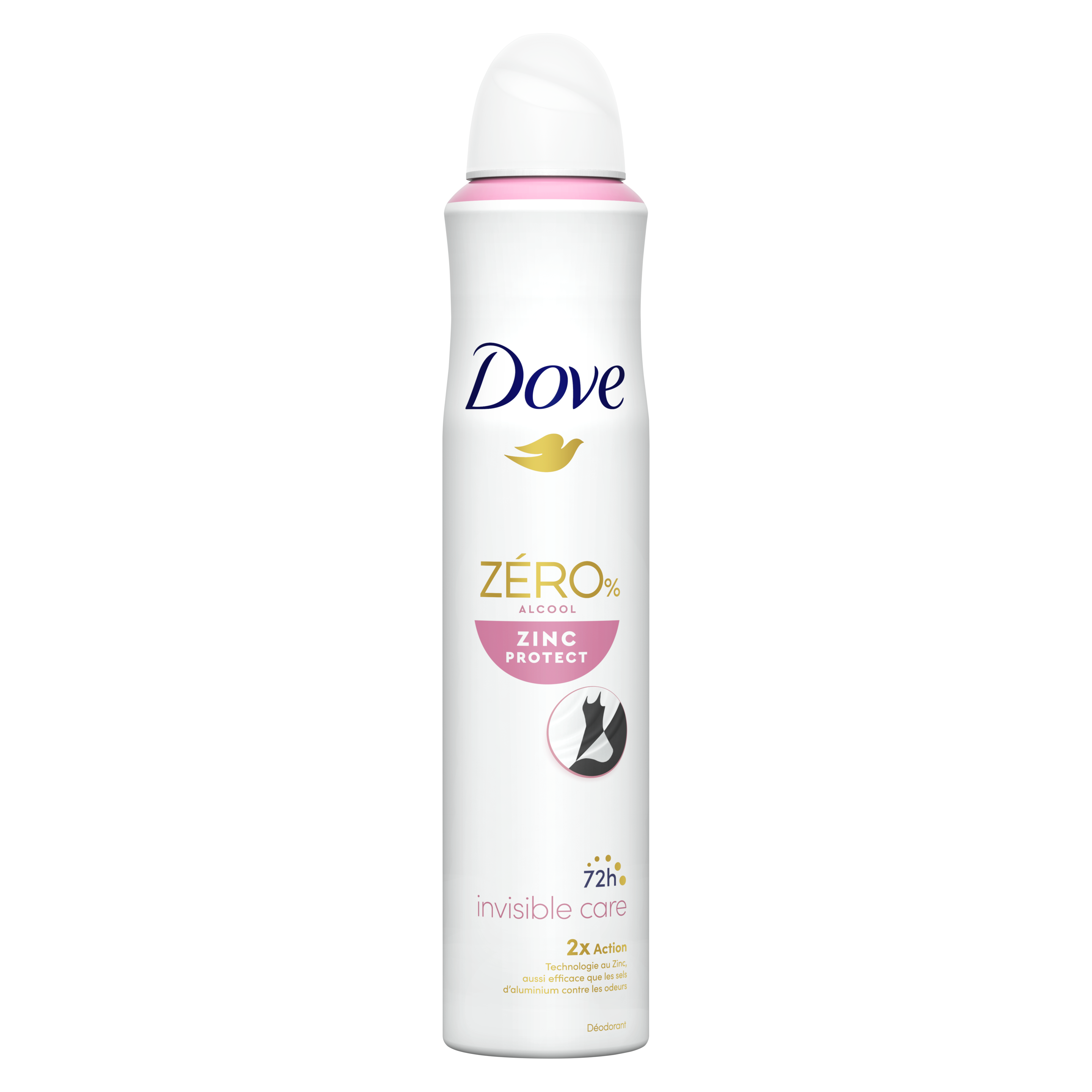 Dove Déodorant Spray Invisible Care 0% Alcool 200ml