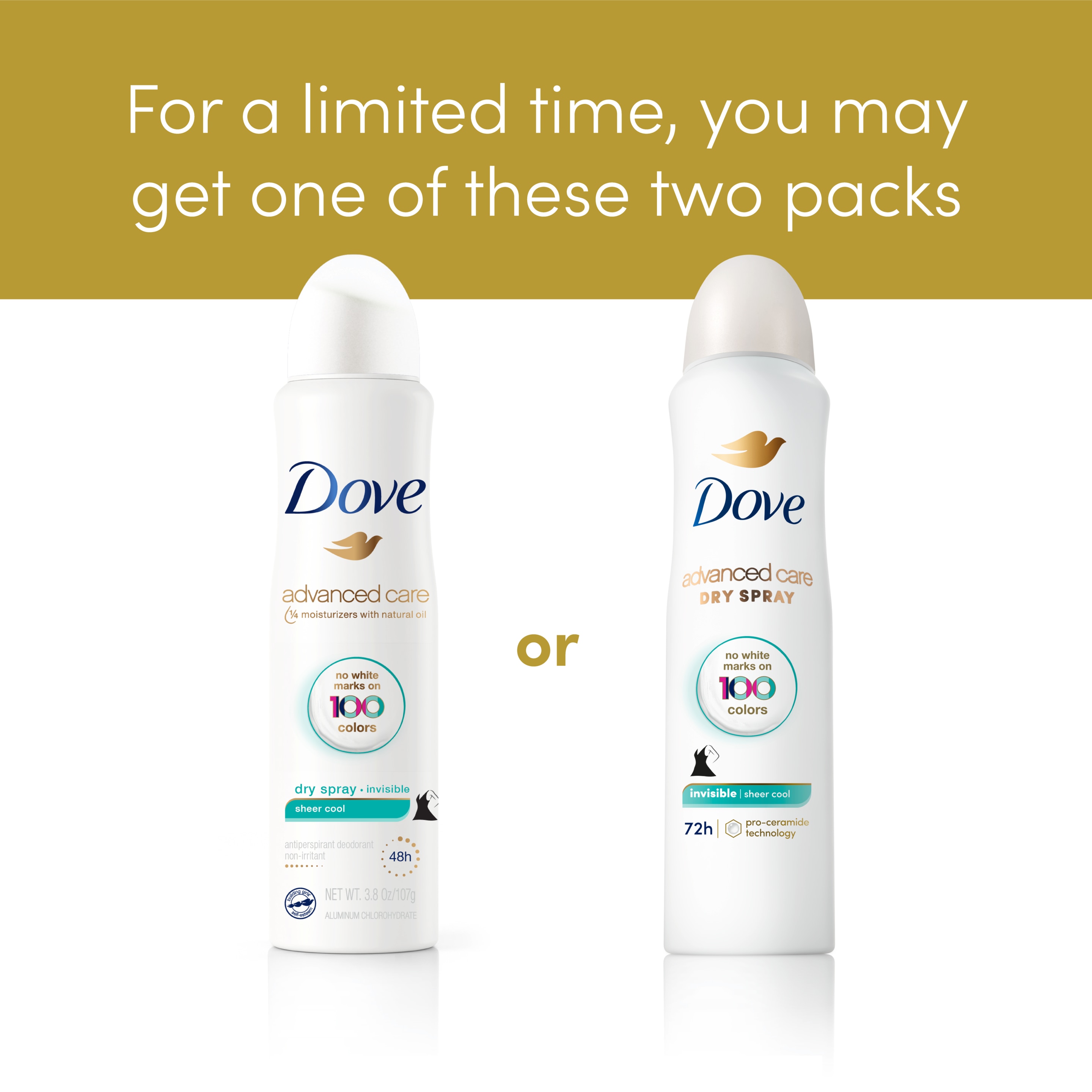 Advanced Care Invisible Sheer Cool Antiperspirant Dry Spray