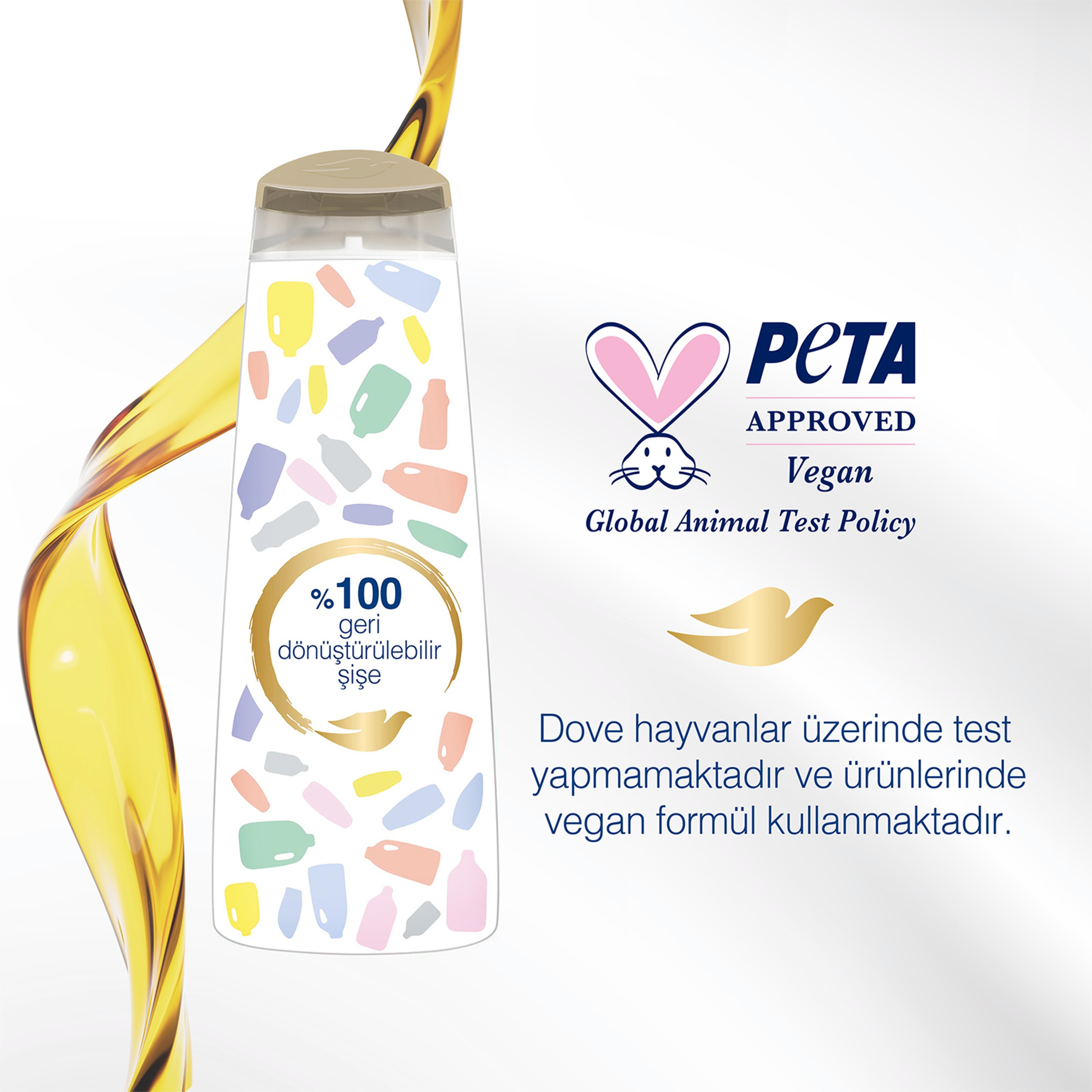 Dove  Saç Bakım Şampuanı  Hindistan Cevizi Yağı Güçlendirici Bakım 400 ml