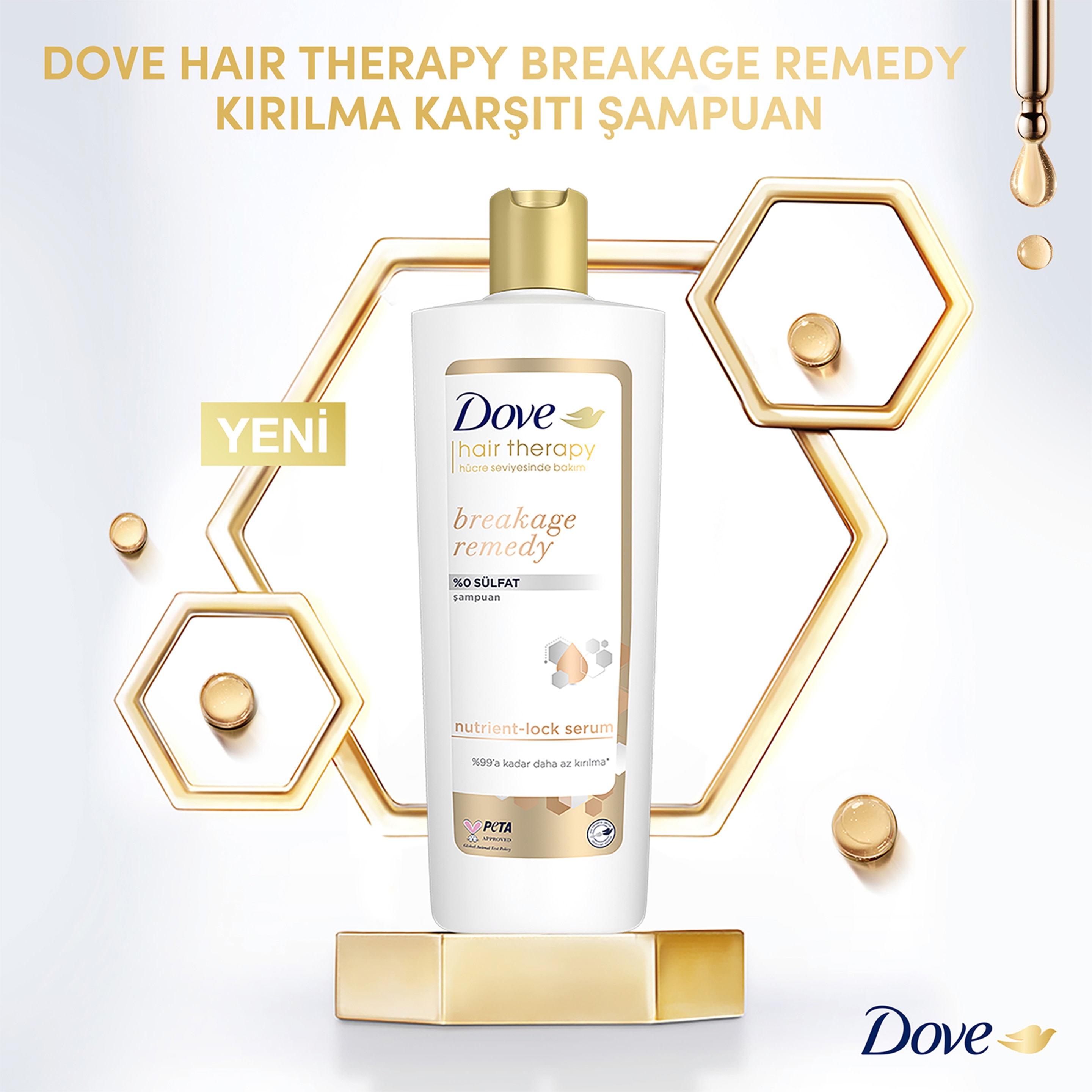 Dove Hair Therapy Breakage Remedy Sülfatsız Saç Bakım Şampuanı