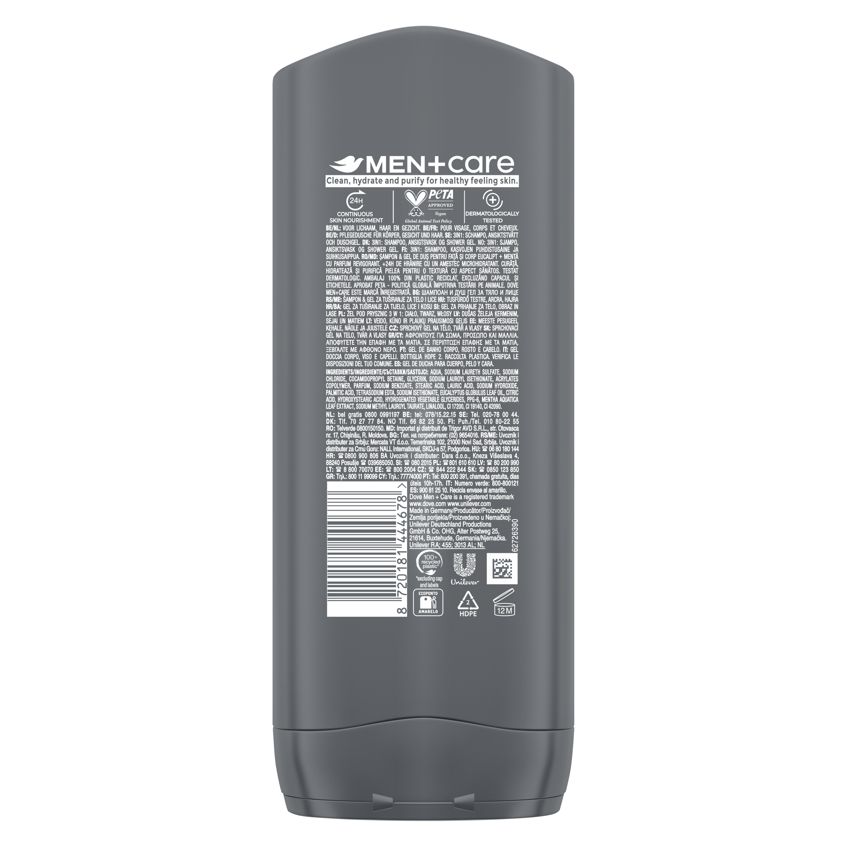 Eucalyptus + Mint Douchegel